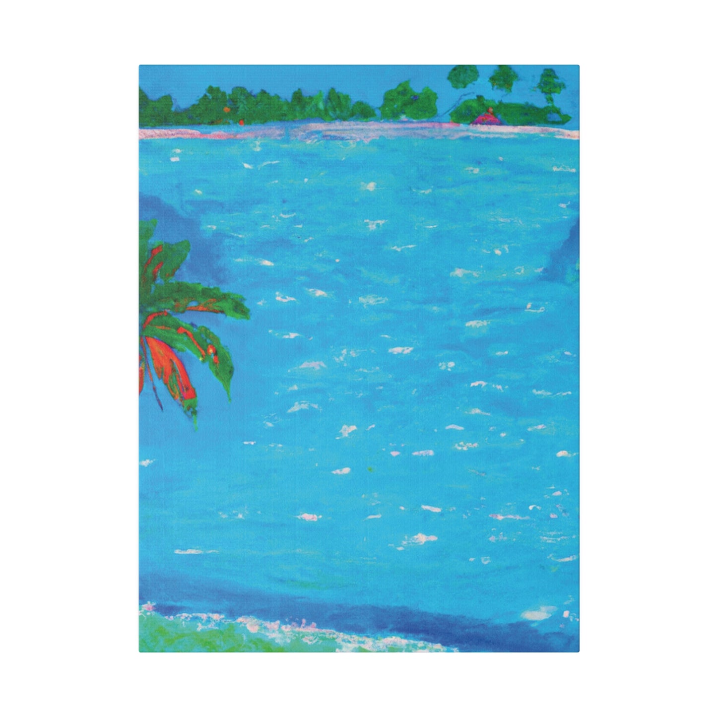 5286G - Bahamas Ocean Painting Print | Bahamas | Ocean | Beach | Poster | Home Decor | Wall Art | Canvas