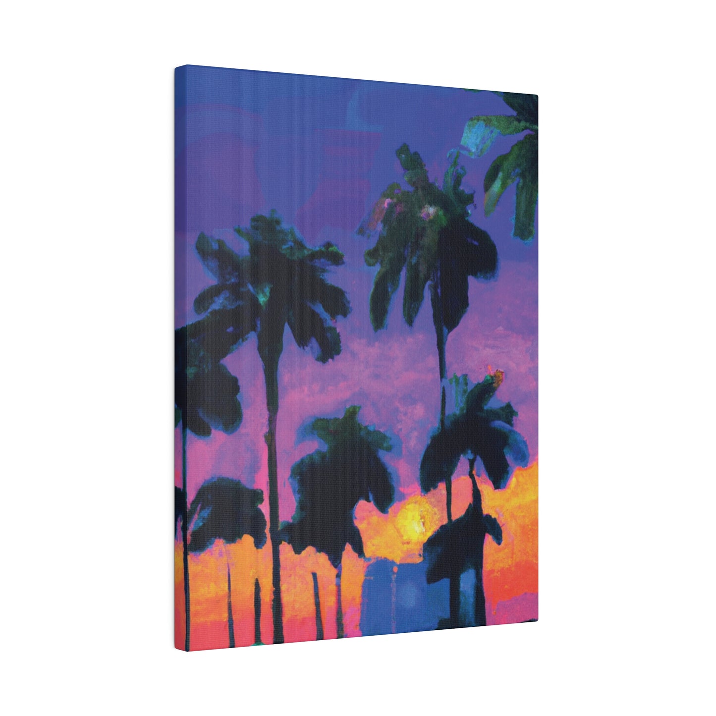 9232V - Miami Beach Sunset Painting Print | Miami | Beach | Sunset | Poster | Home Decor | Wall Art | Canvas