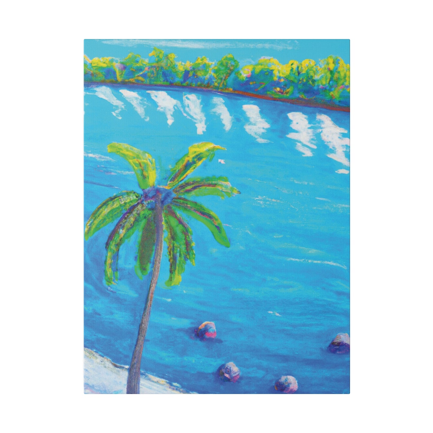 3952F - Bahamas Ocean Painting Print | Bahamas | Ocean | Beach | Poster | Home Decor | Wall Art | Canvas