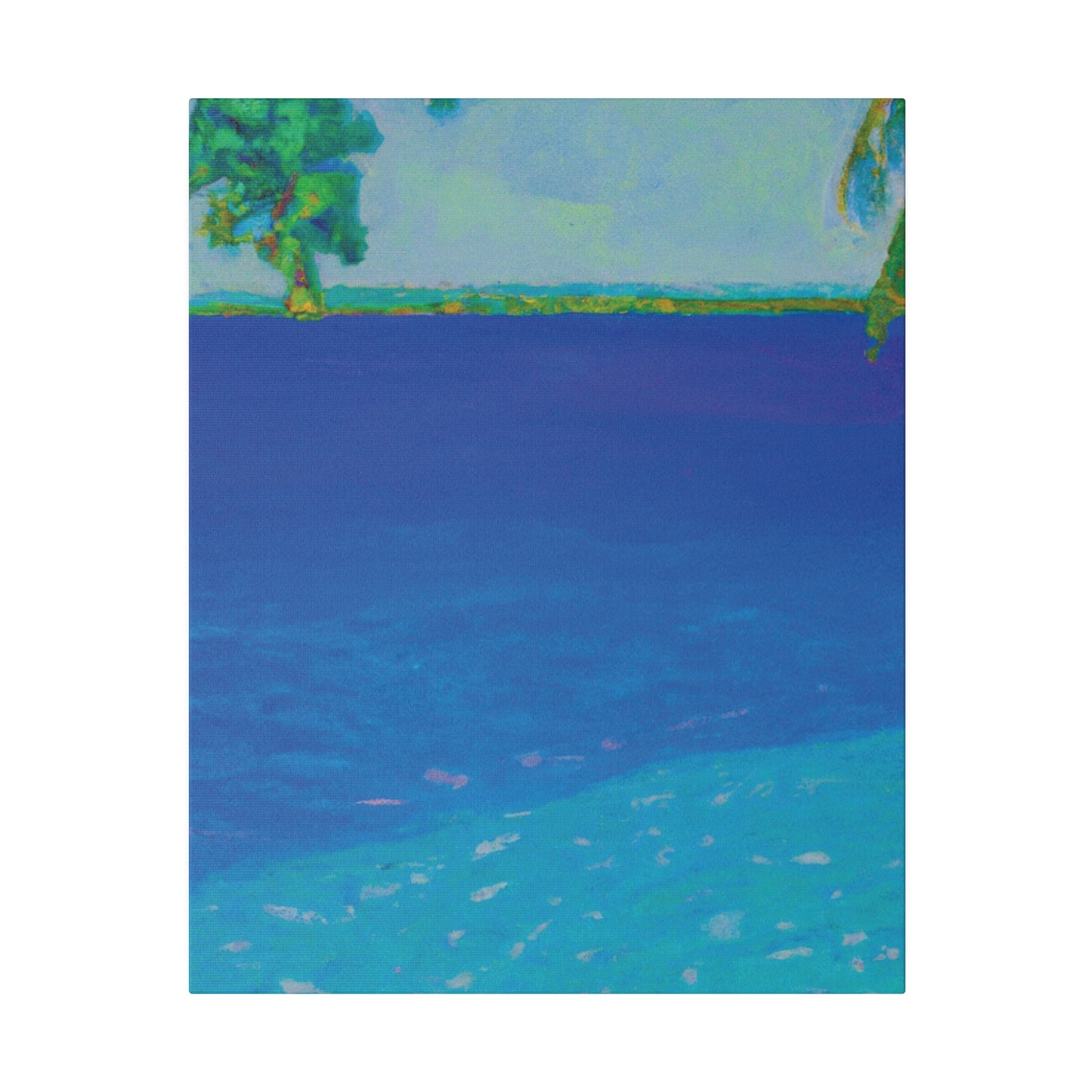 1582T - Bahamas Ocean Painting Print | Bahamas | Ocean | Beach | Poster | Home Decor | Wall Art | Canvas