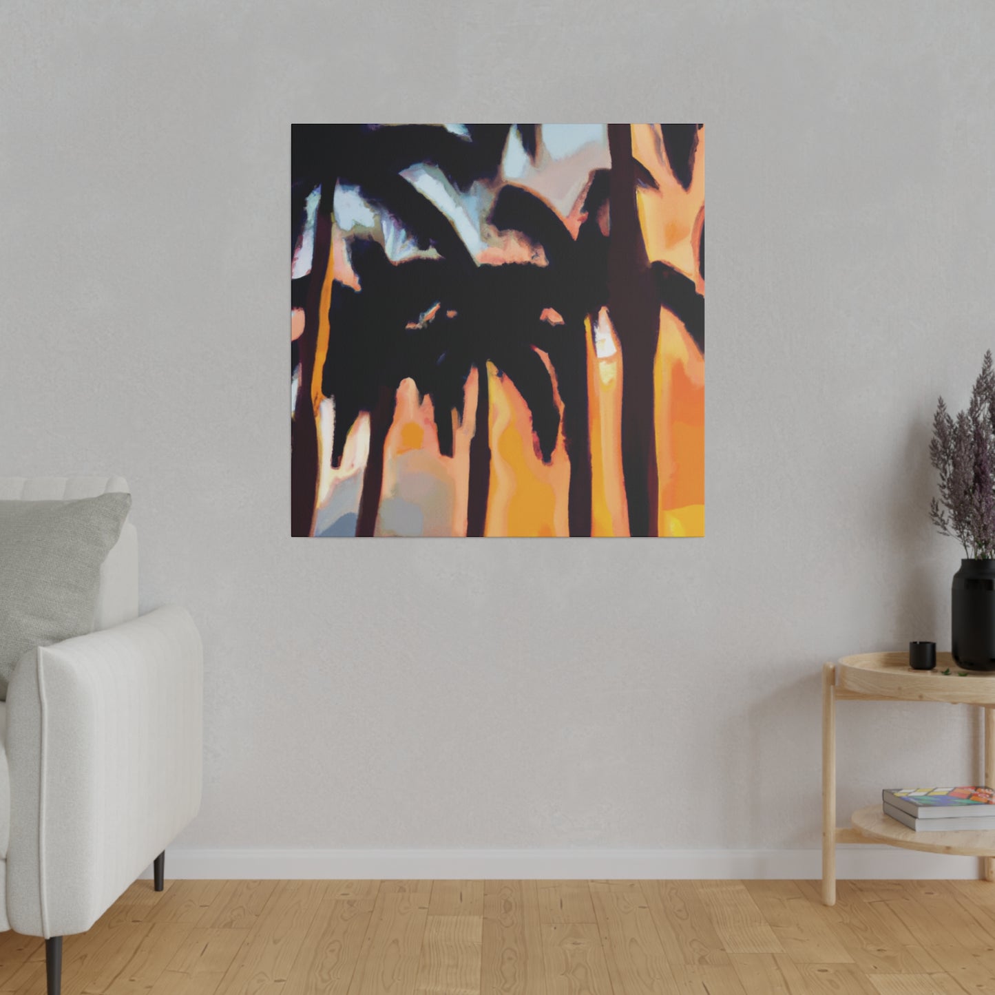 5642H - Miami Beach Sunset Painting Print | Miami | Beach | Sunset | Poster | Home Decor | Wall Art | Canvas