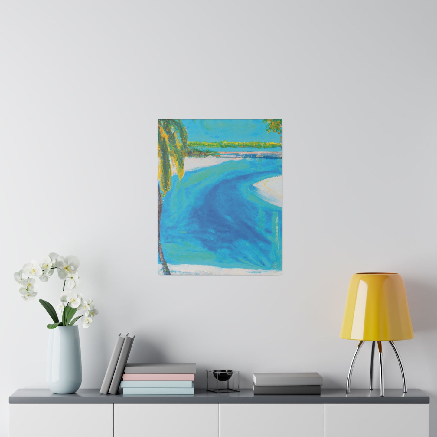 9106H - Bahamas Ocean Painting Print | Bahamas | Ocean | Beach | Poster | Home Decor | Wall Art | Canvas