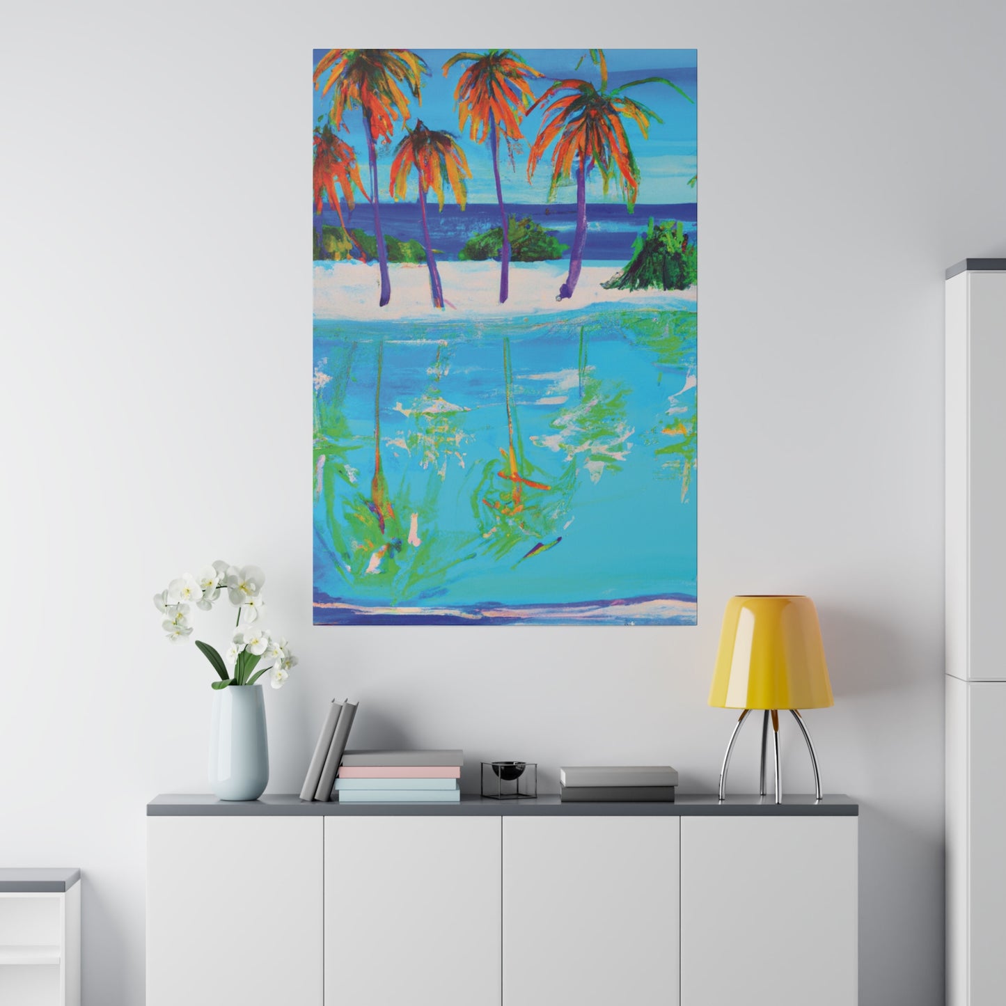 4518F - Bahamas Ocean Painting Print | Bahamas | Ocean | Beach | Poster | Home Decor | Wall Art | Canvas