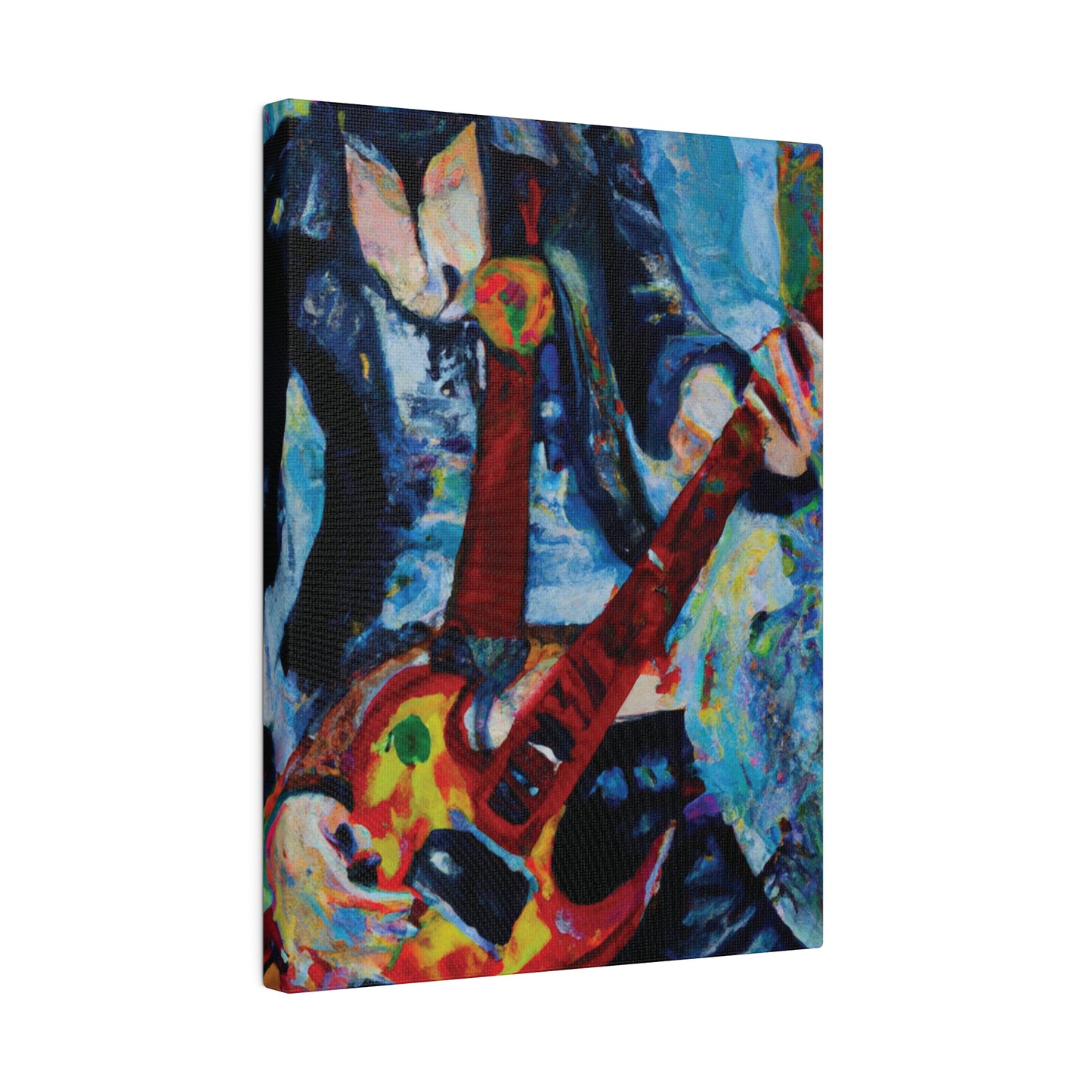 7105A - Rockstar Oil Painting Style Print | Poster | Home Decor | Wall Art | Music Art | Canvas