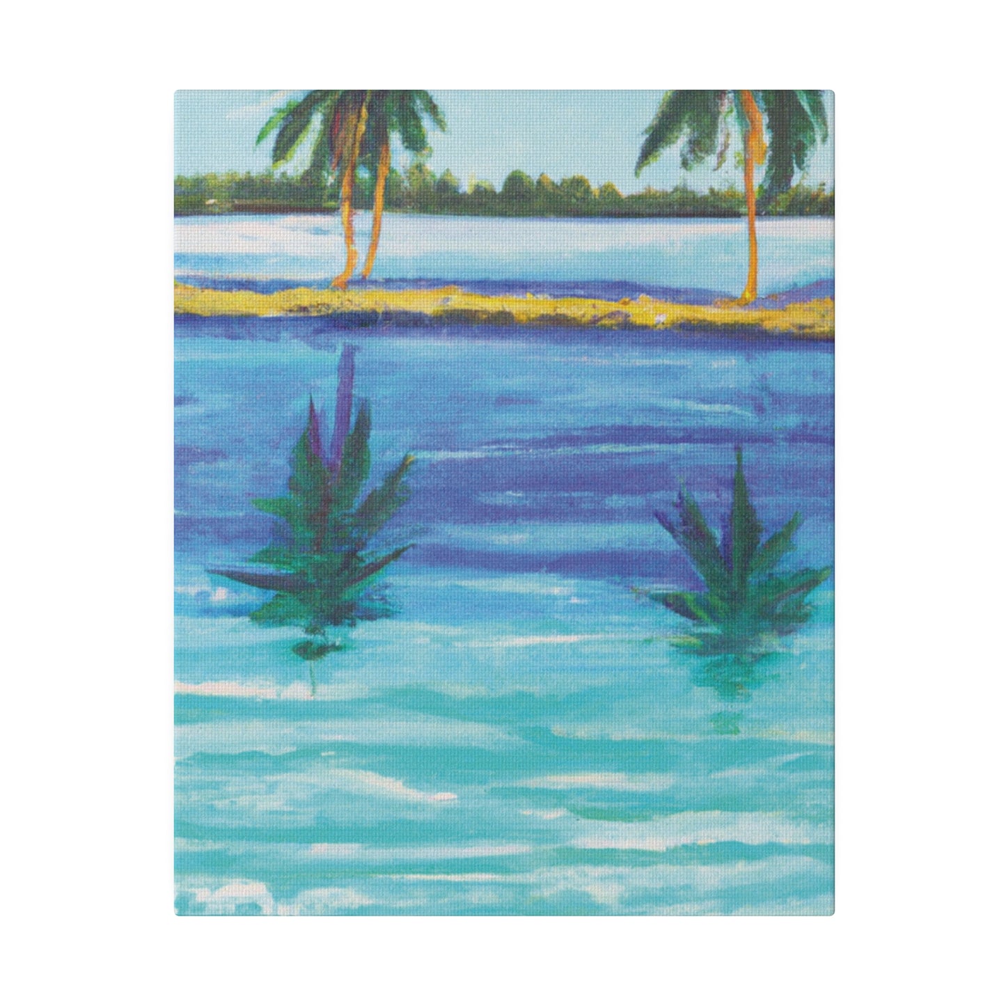 9768P - Bahamas Ocean Painting Print | Bahamas | Ocean | Beach | Poster | Home Decor | Wall Art | Canvas