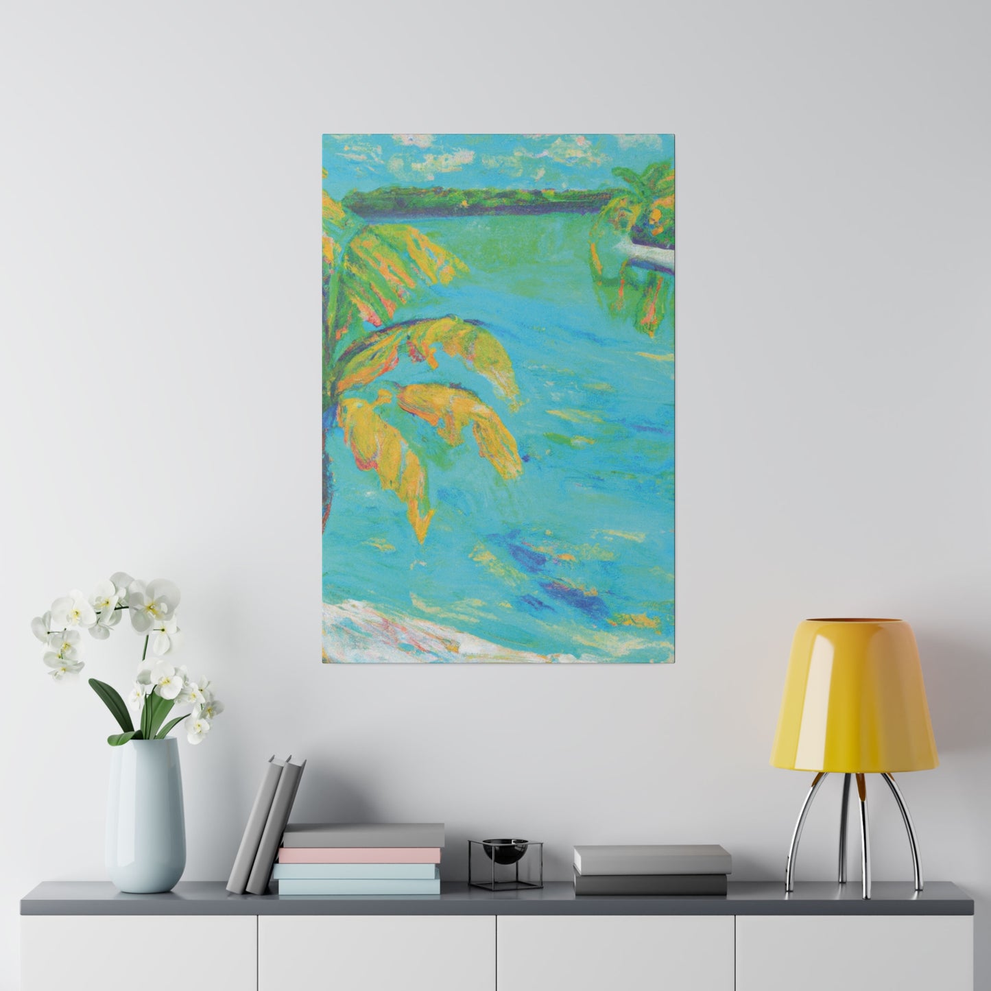 8857G - Bahamas Ocean Painting Print | Bahamas | Ocean | Beach | Poster | Home Decor | Wall Art | Canvas