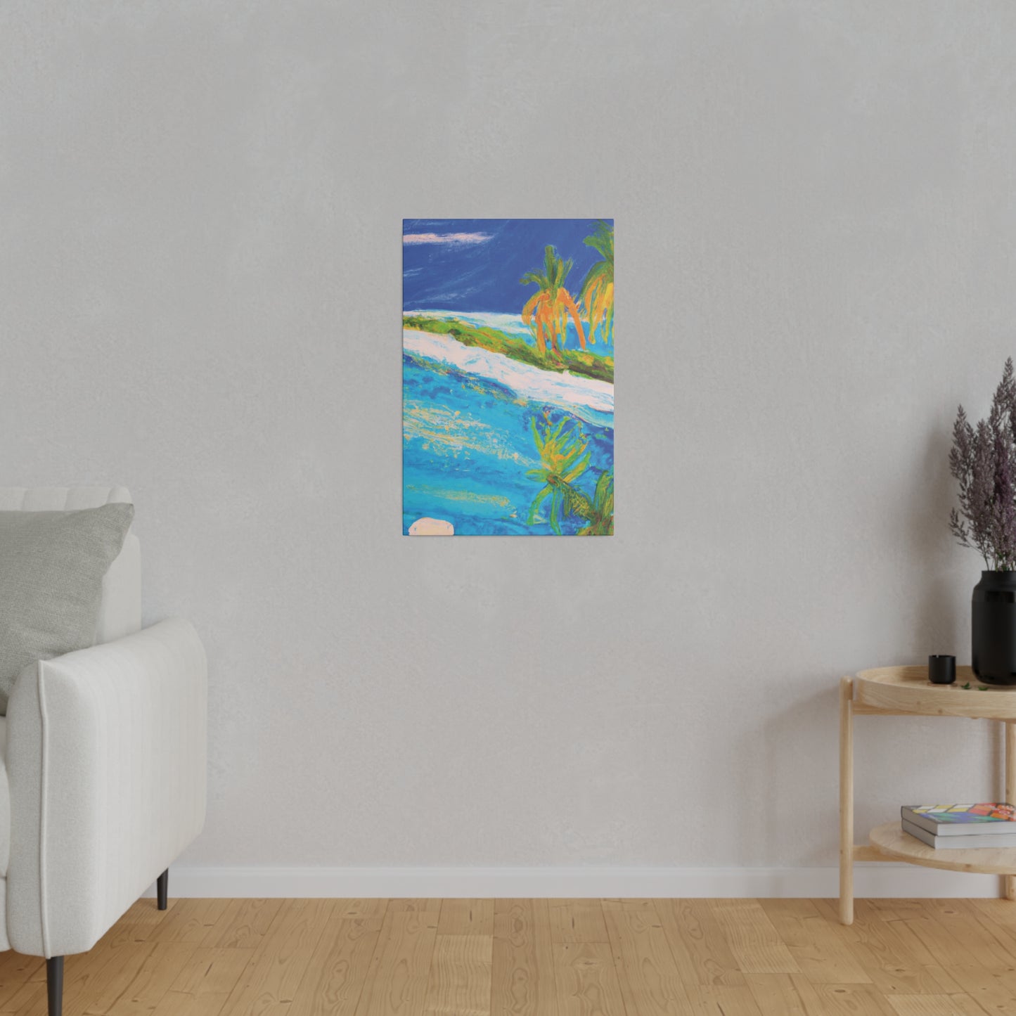 7697G - Bahamas Ocean Painting Print | Bahamas | Ocean | Beach | Poster | Home Decor | Wall Art | Canvas