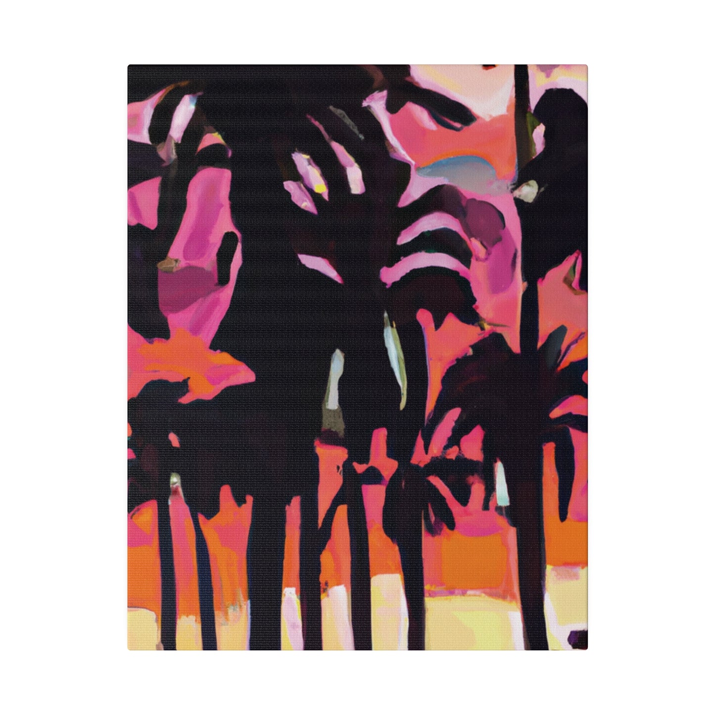 8741N - Miami Beach Sunset Painting Print | Miami | Beach | Sunset | Poster | Home Decor | Wall Art | Canvas