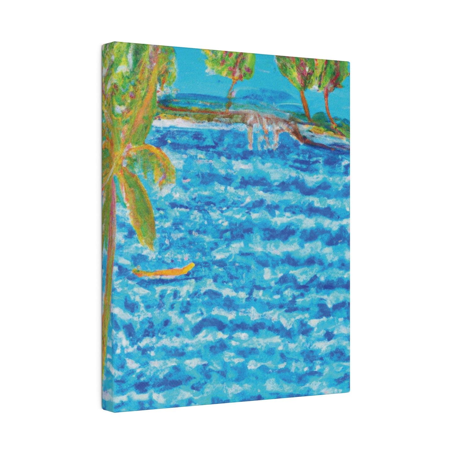 3687E - Bahamas Ocean Painting Print | Bahamas | Ocean | Beach | Poster | Home Decor | Wall Art | Canvas