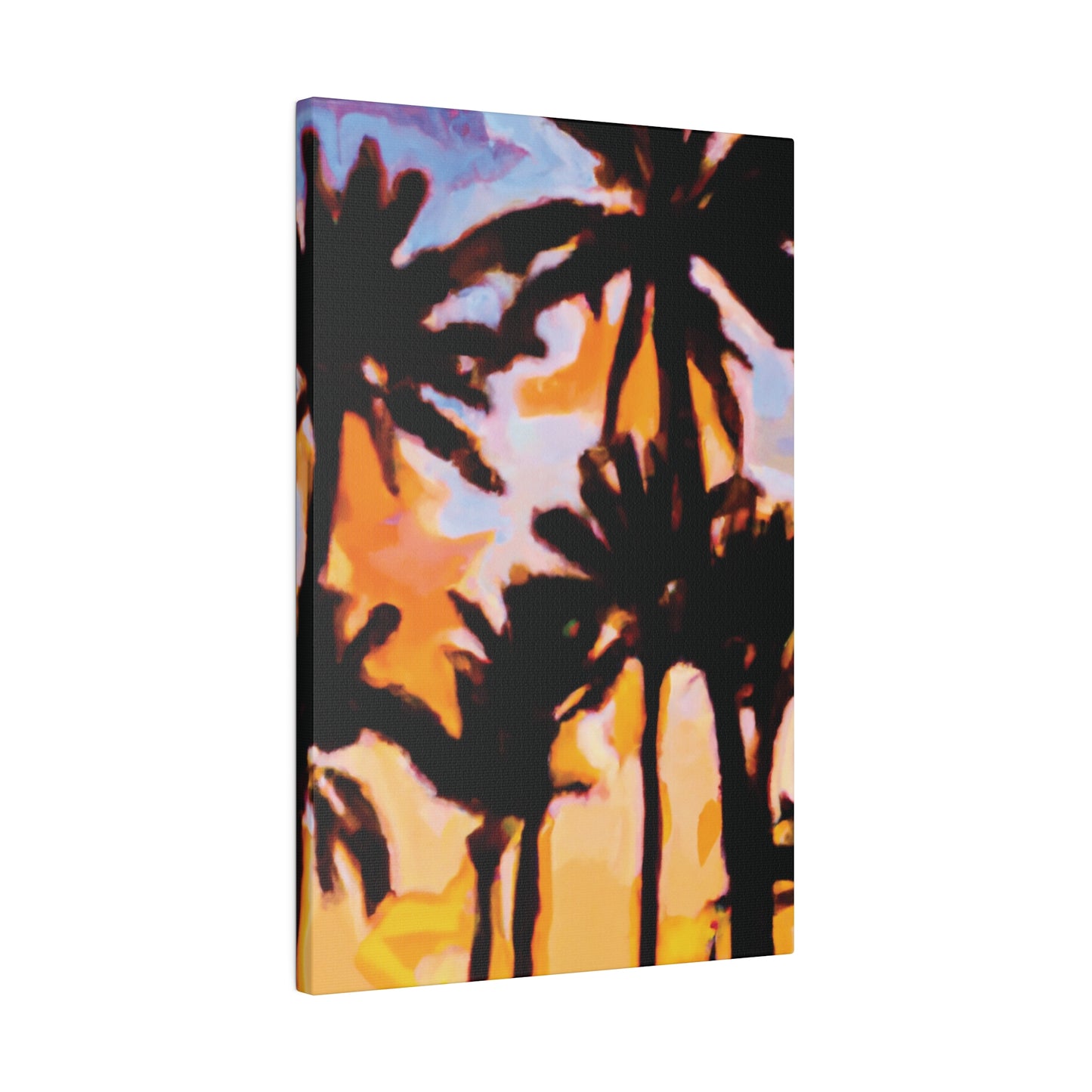 6159K - Miami Beach Sunset Painting Print | Miami | Beach | Sunset | Poster | Home Decor | Wall Art | Canvas