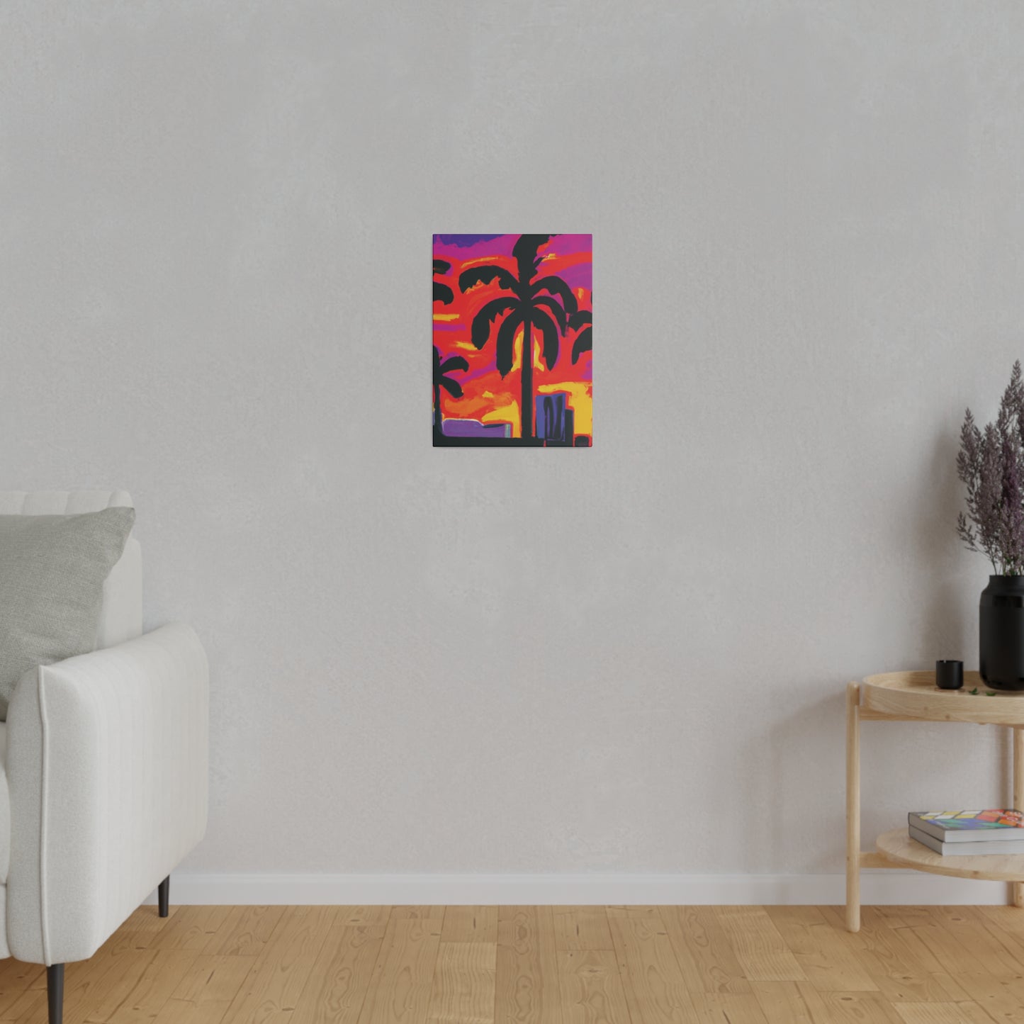 4066V - Miami Beach Sunset Painting Print | Miami | Beach | Sunset | Poster | Home Decor | Wall Art | Canvas