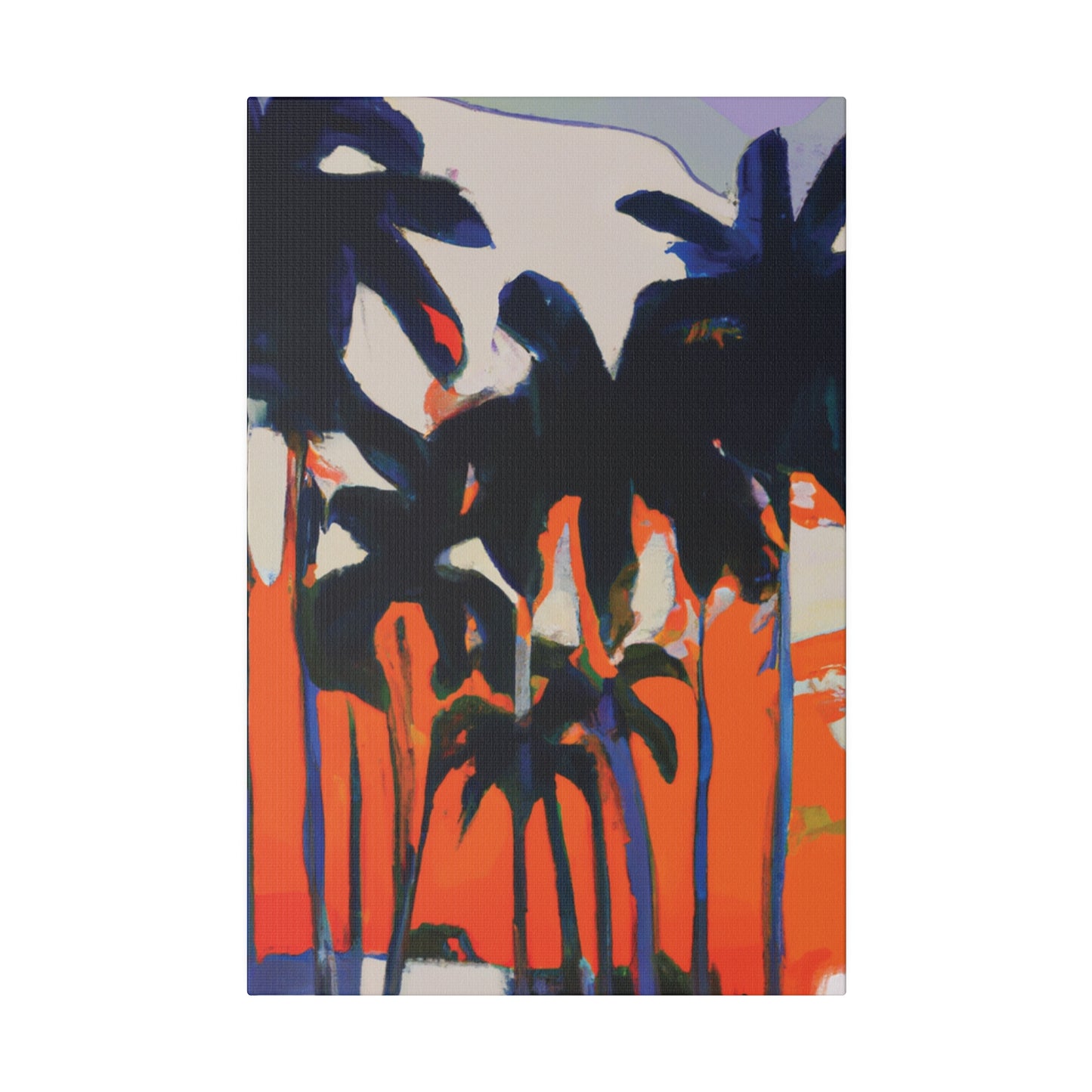 7345M - Miami Beach Sunset Painting Print | Miami | Beach | Sunset | Poster | Home Decor | Wall Art | Canvas