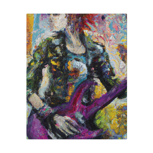 5487U - Rockstar Oil Painting Style Print | Poster | Home Decor | Wall Art | Music Art | Canvas