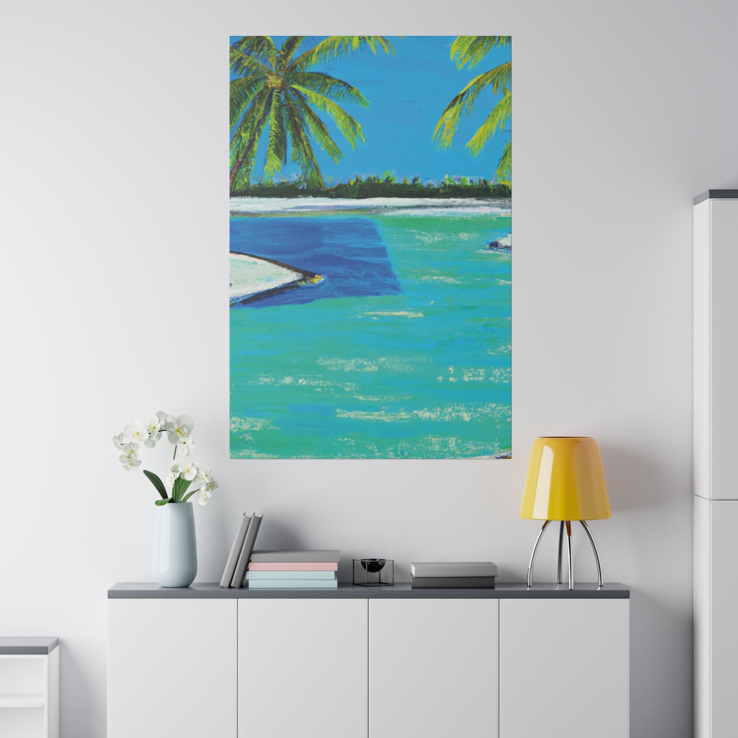 9761V - Bahamas Ocean Painting Print | Bahamas | Ocean | Beach | Poster | Home Decor | Wall Art | Canvas