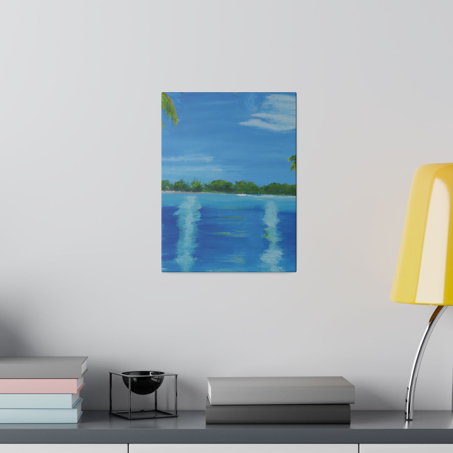 6876O - Bahamas Ocean Painting Print | Bahamas | Ocean | Beach | Poster | Home Decor | Wall Art | Canvas