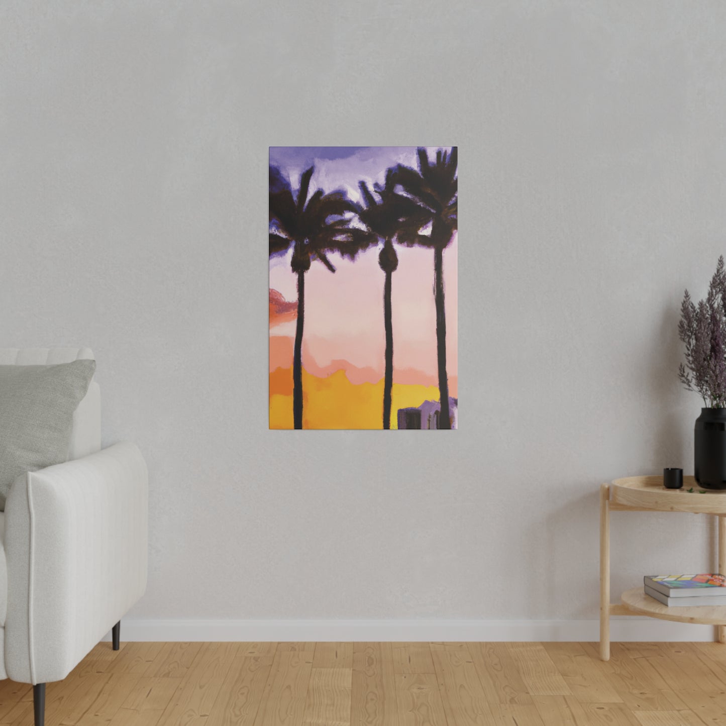 9366G - Miami Beach Sunset Painting Print | Miami | Beach | Sunset | Poster | Home Decor | Wall Art | Canvas