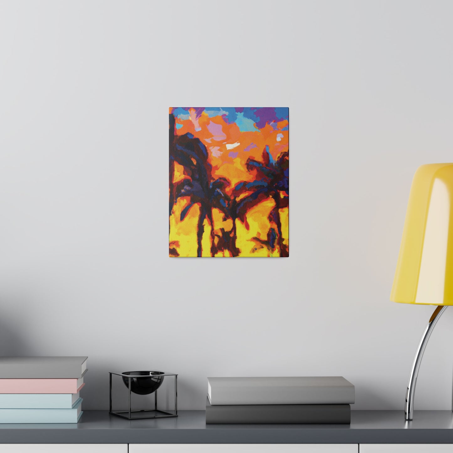 5533Y - Miami Beach Sunset Painting Print | Miami | Beach | Sunset | Poster | Home Decor | Wall Art | Canvas