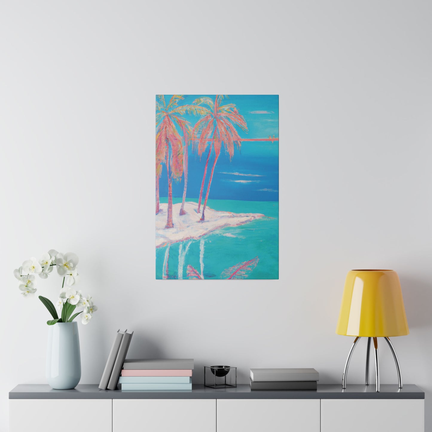 3162K - Bahamas Ocean Painting Print | Bahamas | Ocean | Beach | Poster | Home Decor | Wall Art | Canvas