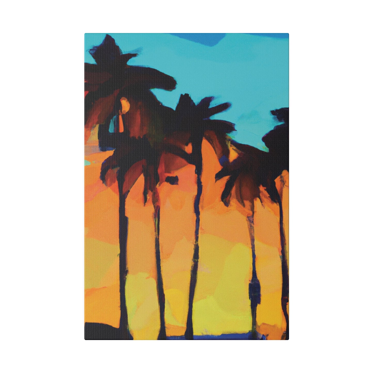 3606O - Miami Beach Sunset Painting Print | Miami | Beach | Sunset | Poster | Home Decor | Wall Art | Canvas