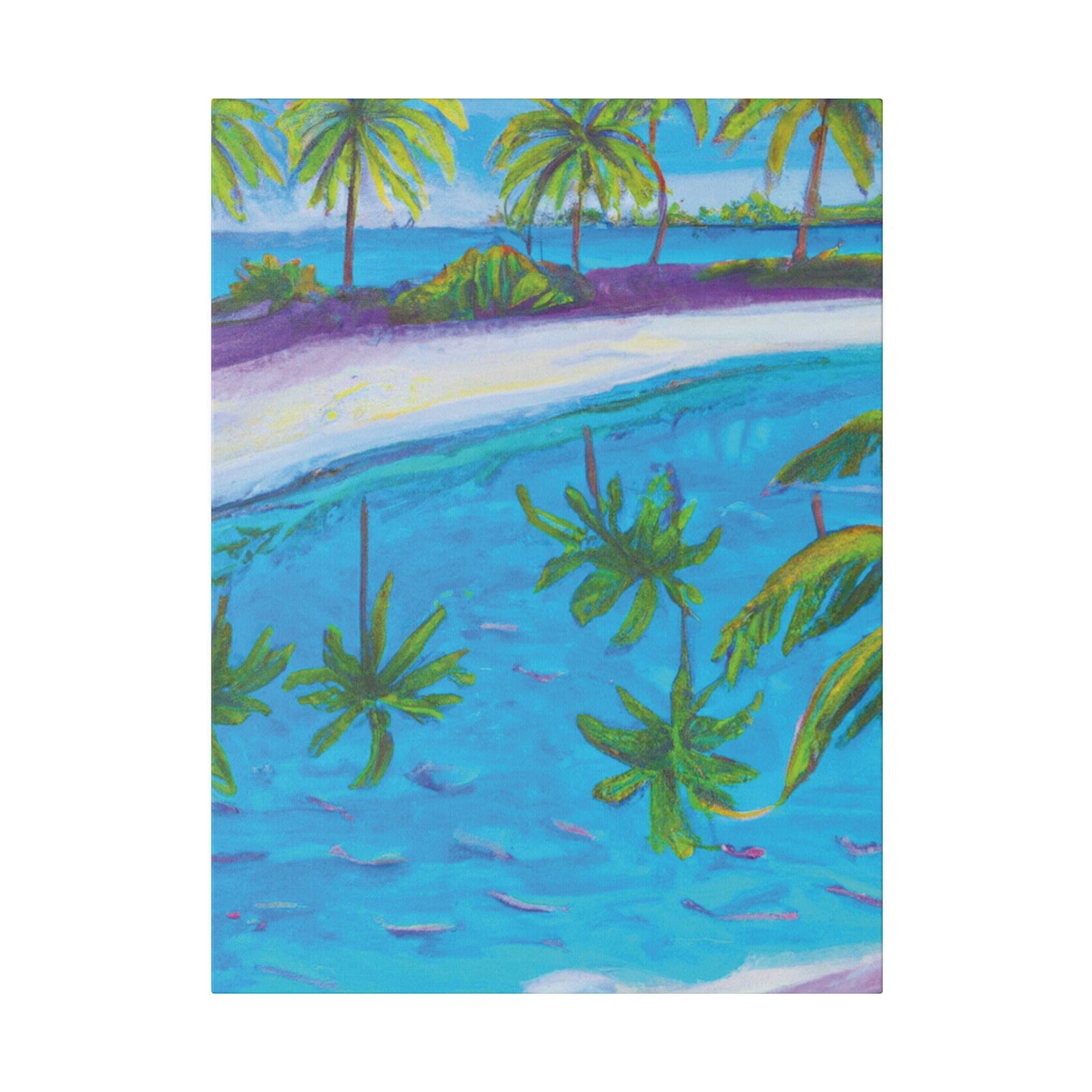 9138P - Bahamas Ocean Painting Print | Bahamas | Ocean | Beach | Poster | Home Decor | Wall Art | Canvas