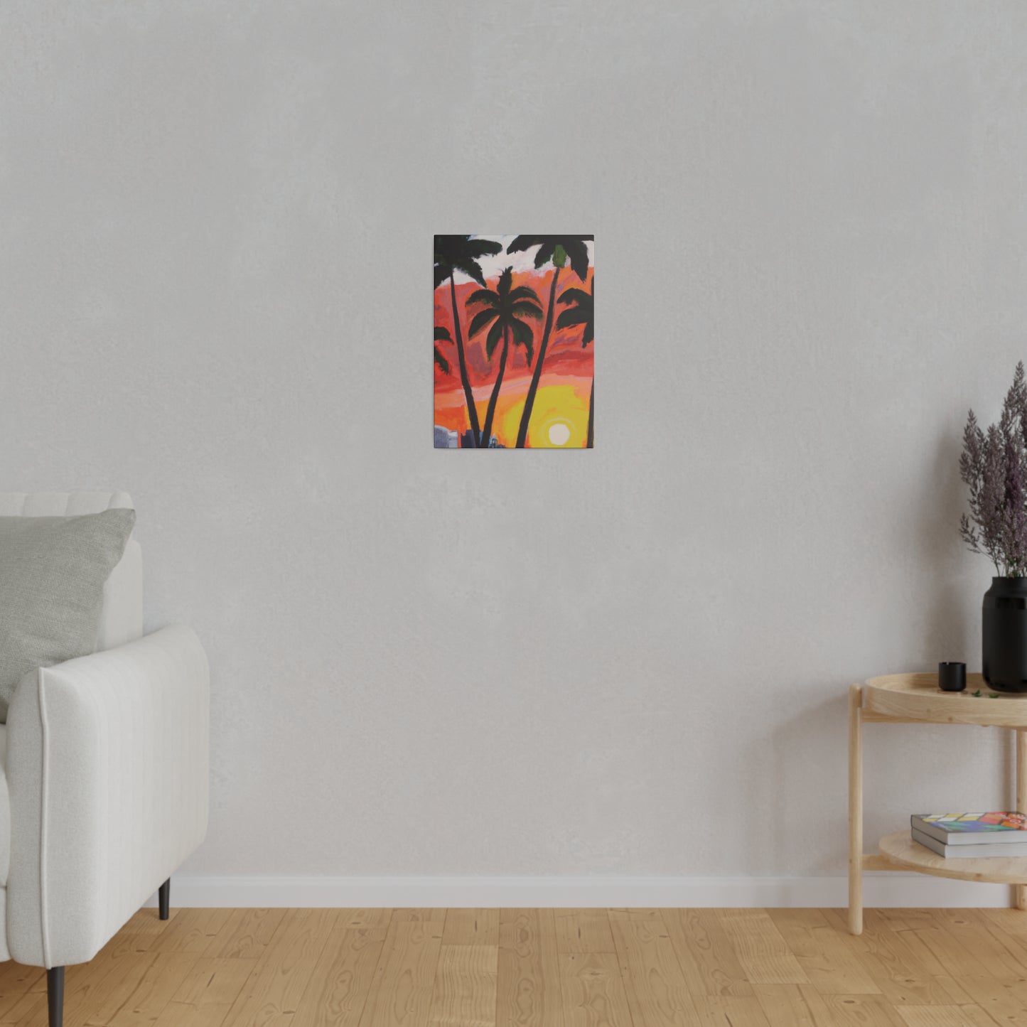 3556V - Miami Beach Sunset Painting Print | Miami | Beach | Sunset | Poster | Home Decor | Wall Art | Canvas