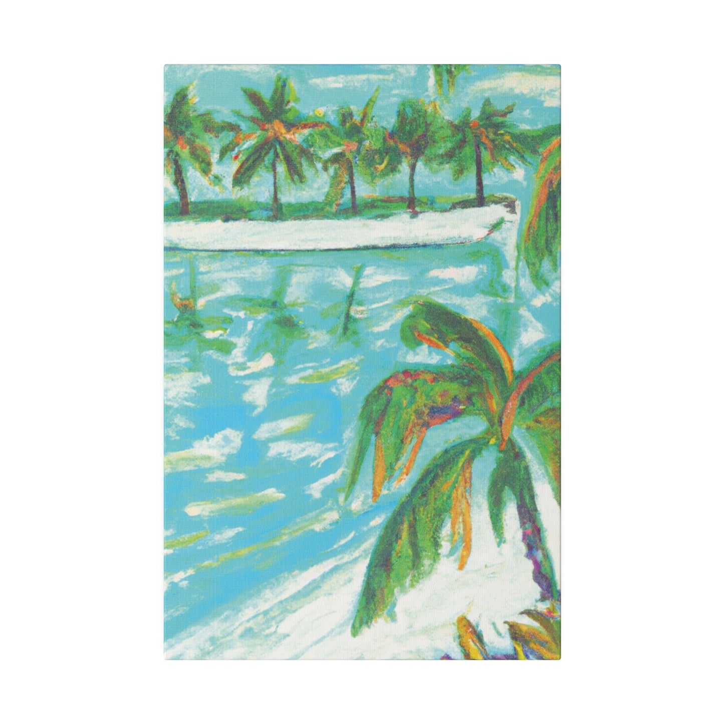 7103O - Bahamas Ocean Painting Print | Bahamas | Ocean | Beach | Poster | Home Decor | Wall Art | Canvas