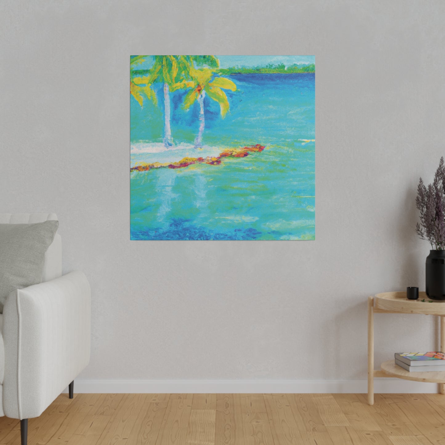 4444R - Bahamas Ocean Painting Print | Bahamas | Ocean | Beach | Poster | Home Decor | Wall Art | Canvas