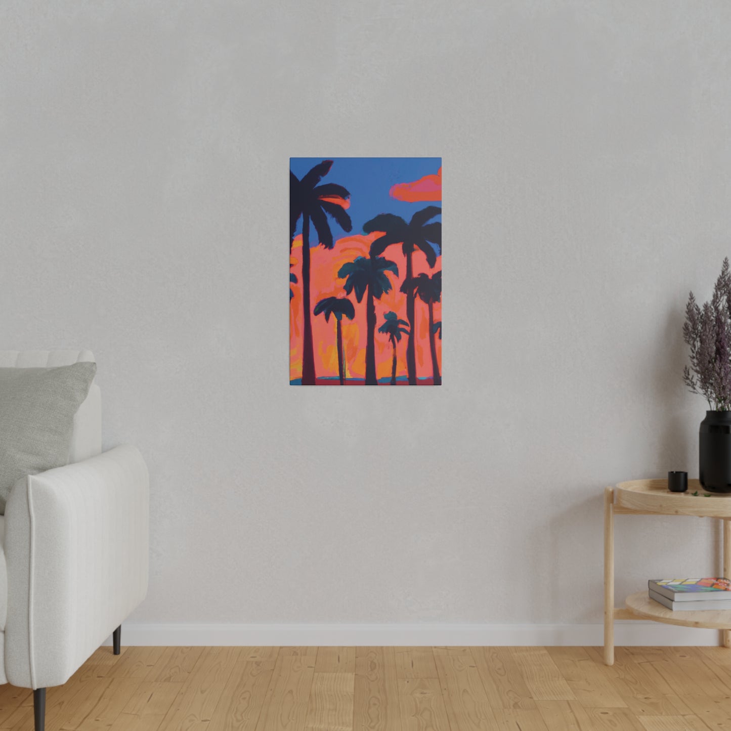 3239C - Miami Beach Sunset Painting Print | Miami | Beach | Sunset | Poster | Home Decor | Wall Art | Canvas