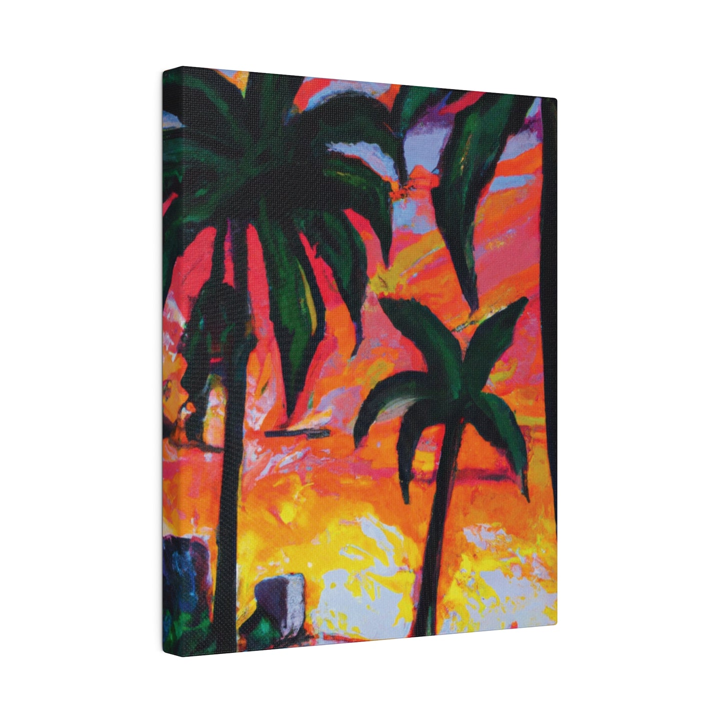 5471R - Miami Beach Sunset Painting Print | Miami | Beach | Sunset | Poster | Home Decor | Wall Art | Canvas