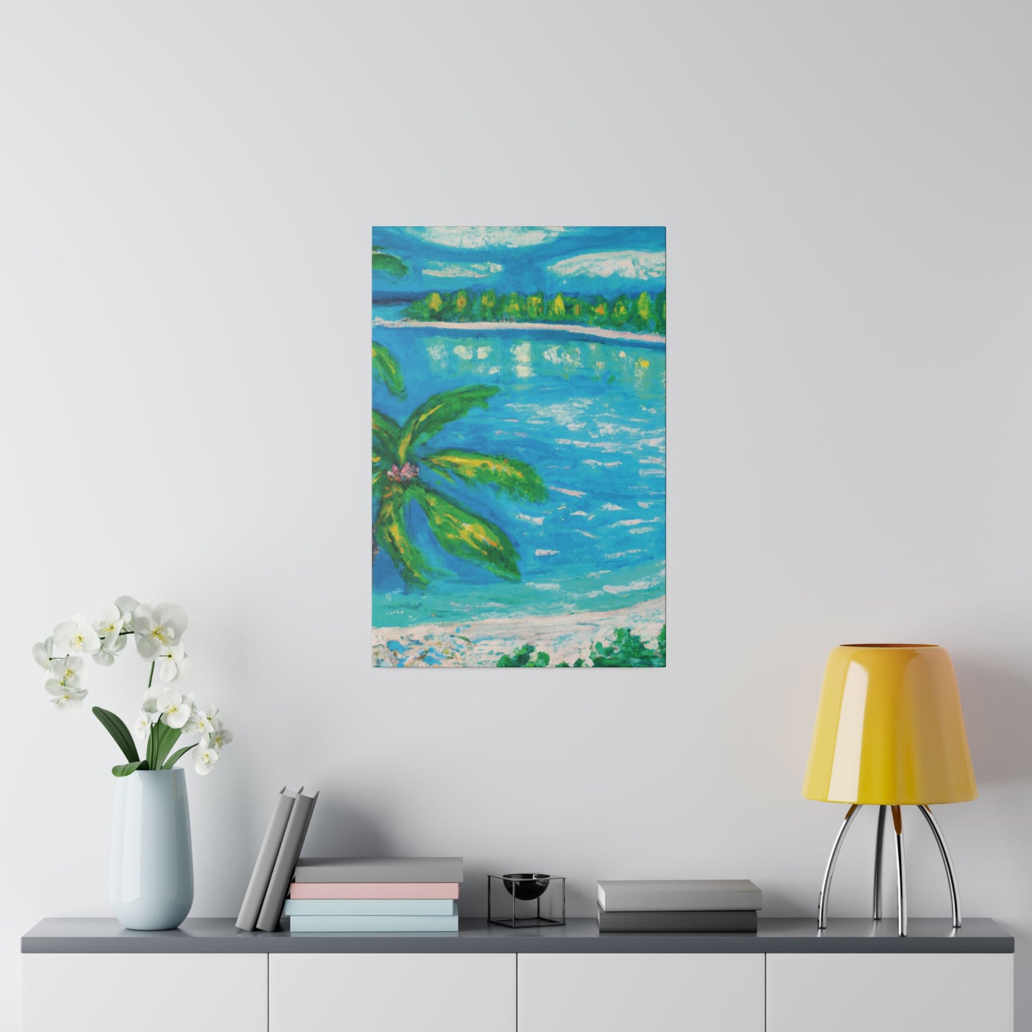 8776T - Bahamas Ocean Painting Print | Bahamas | Ocean | Beach | Poster | Home Decor | Wall Art | Canvas