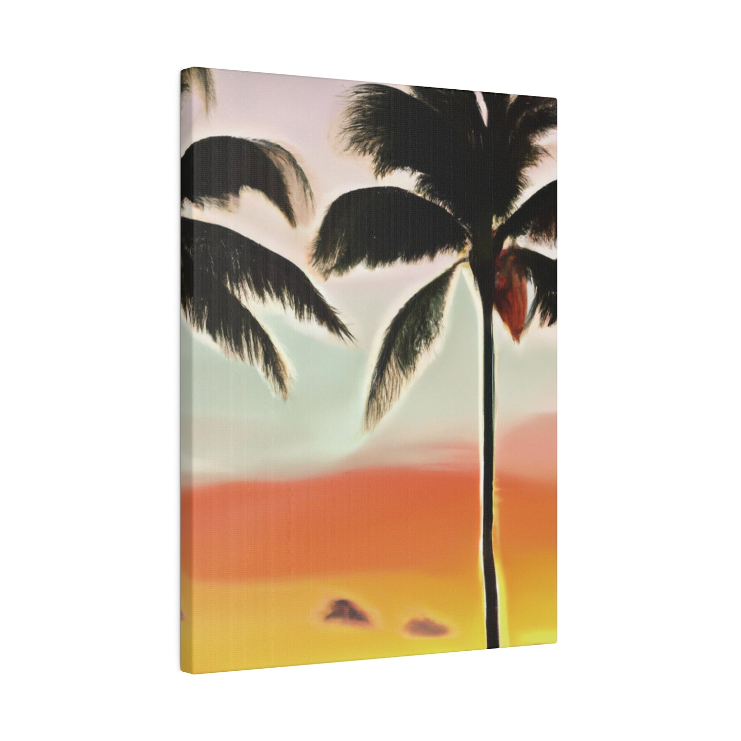 8646K - Miami Beach Sunset Painting Print | Miami | Beach | Sunset | Poster | Home Decor | Wall Art | Canvas