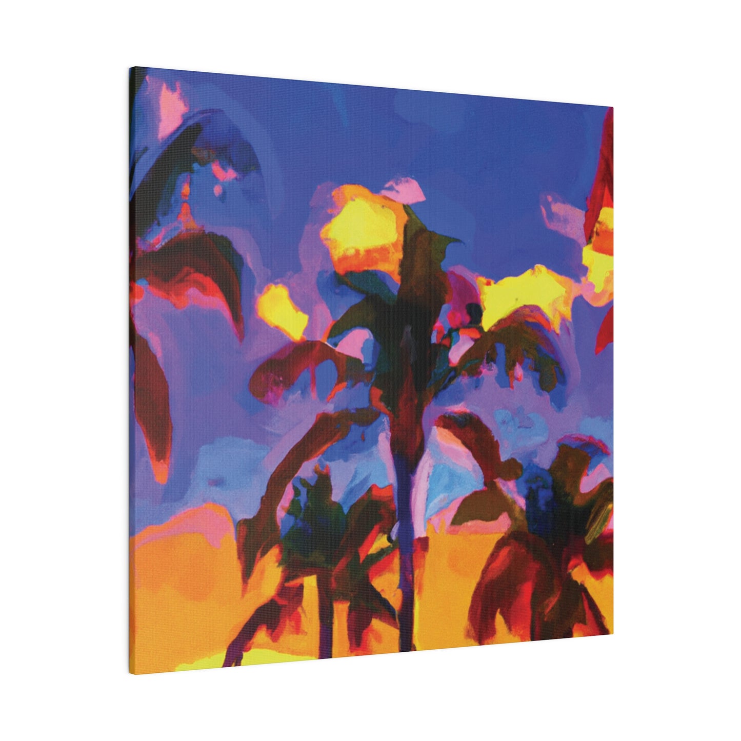 3162U - Miami Beach Sunset Painting Print | Miami | Beach | Sunset | Poster | Home Decor | Wall Art | Canvas