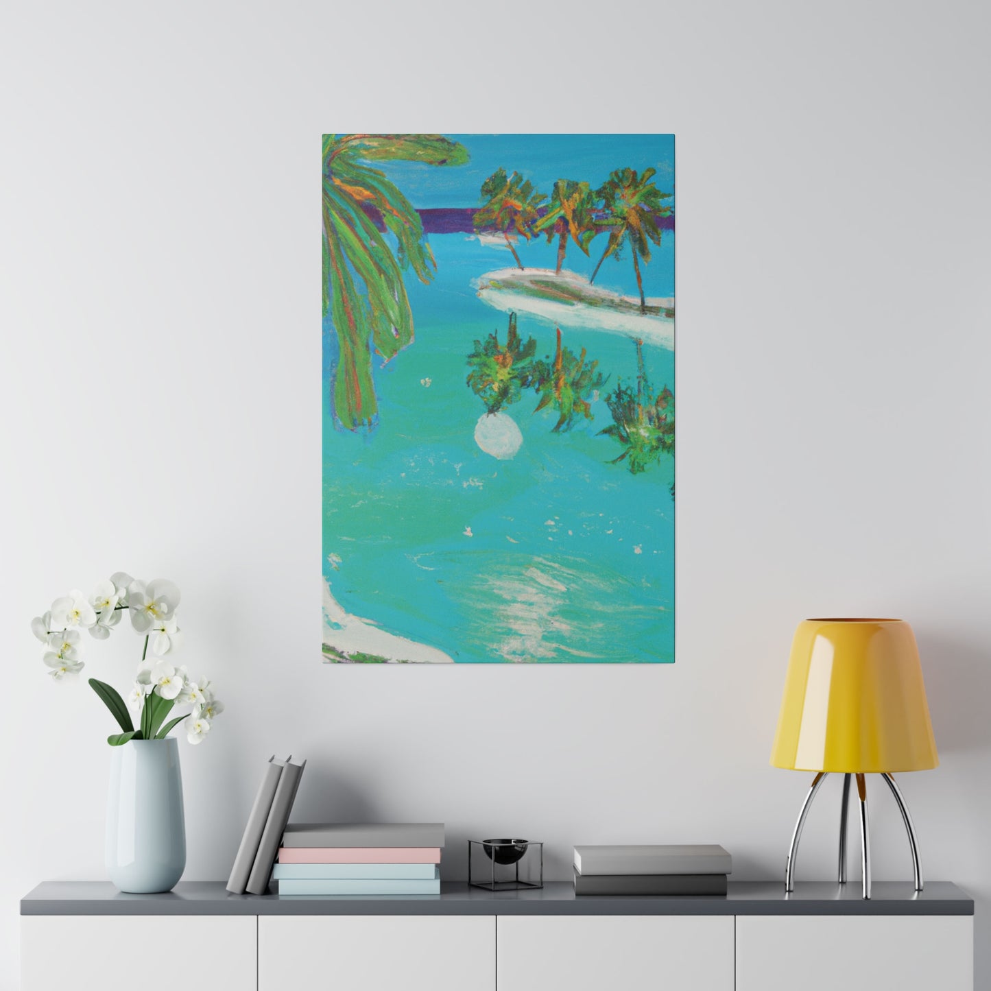 9652Q - Bahamas Ocean Painting Print | Bahamas | Ocean | Beach | Poster | Home Decor | Wall Art | Canvas