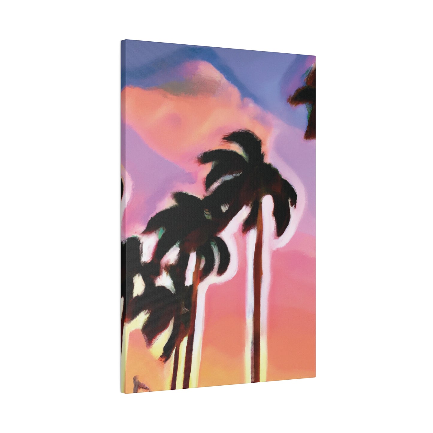 3563H - Miami Beach Sunset Painting Print | Miami | Beach | Sunset | Poster | Home Decor | Wall Art | Canvas