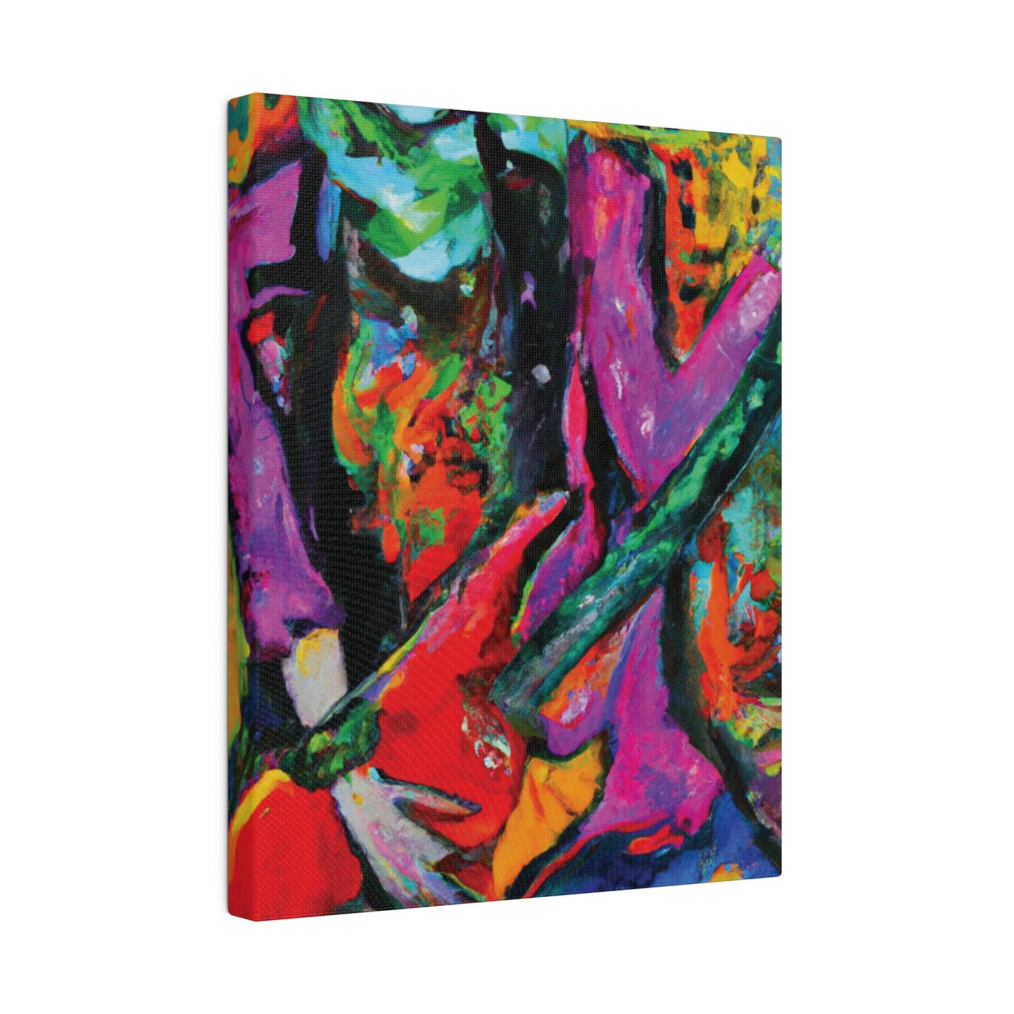 3861D - Rockstar Oil Painting Style Print | Poster | Home Decor | Wall Art | Music Art | Canvas