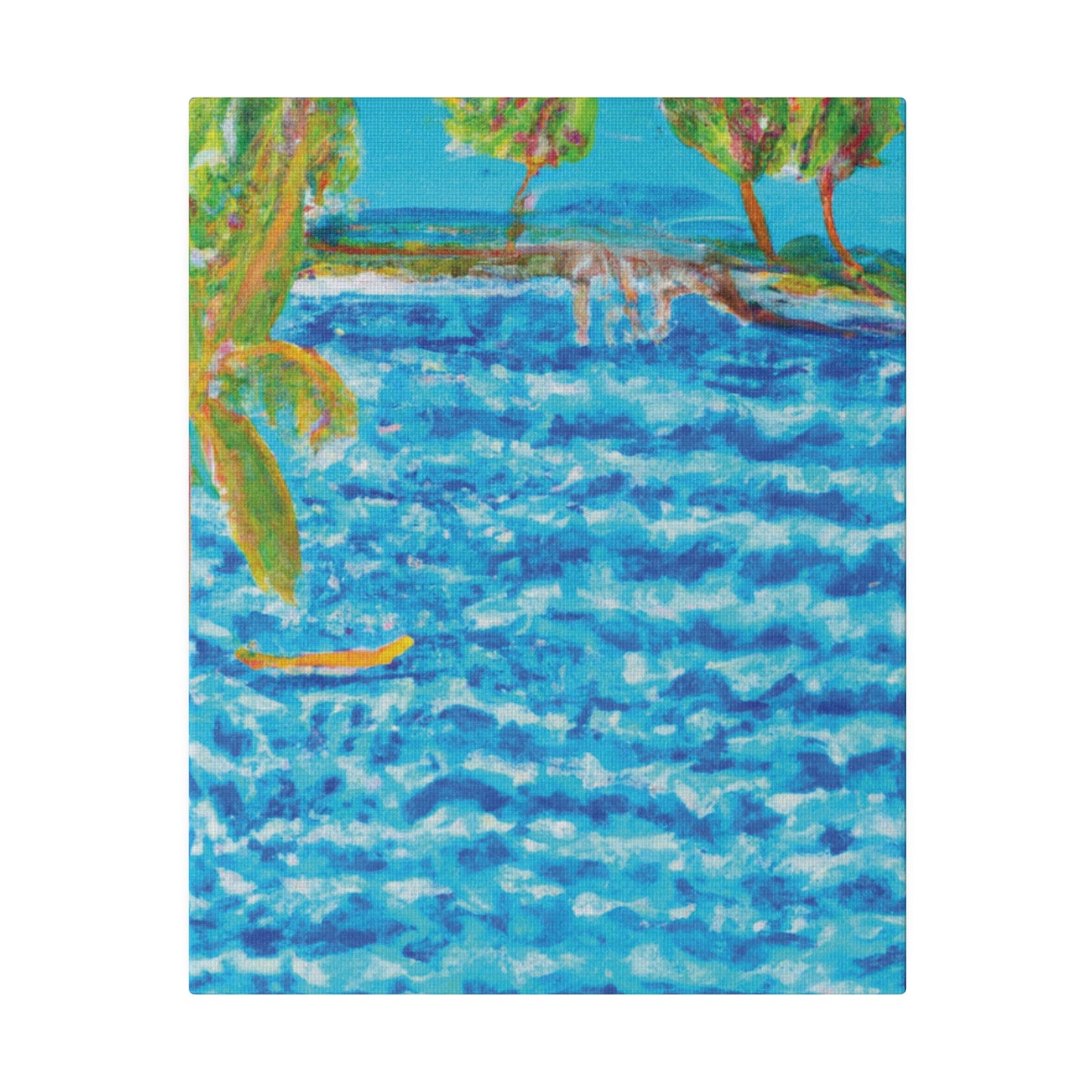 3687E - Bahamas Ocean Painting Print | Bahamas | Ocean | Beach | Poster | Home Decor | Wall Art | Canvas