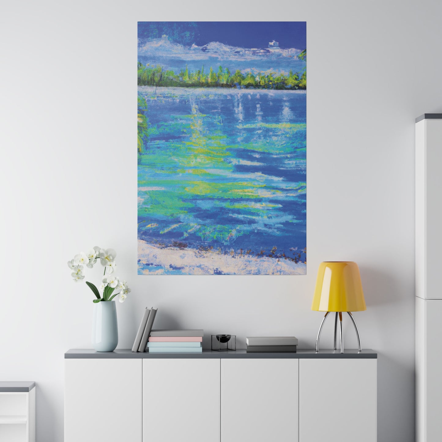 7692N - Bahamas Ocean Painting Print | Bahamas | Ocean | Beach | Poster | Home Decor | Wall Art | Canvas