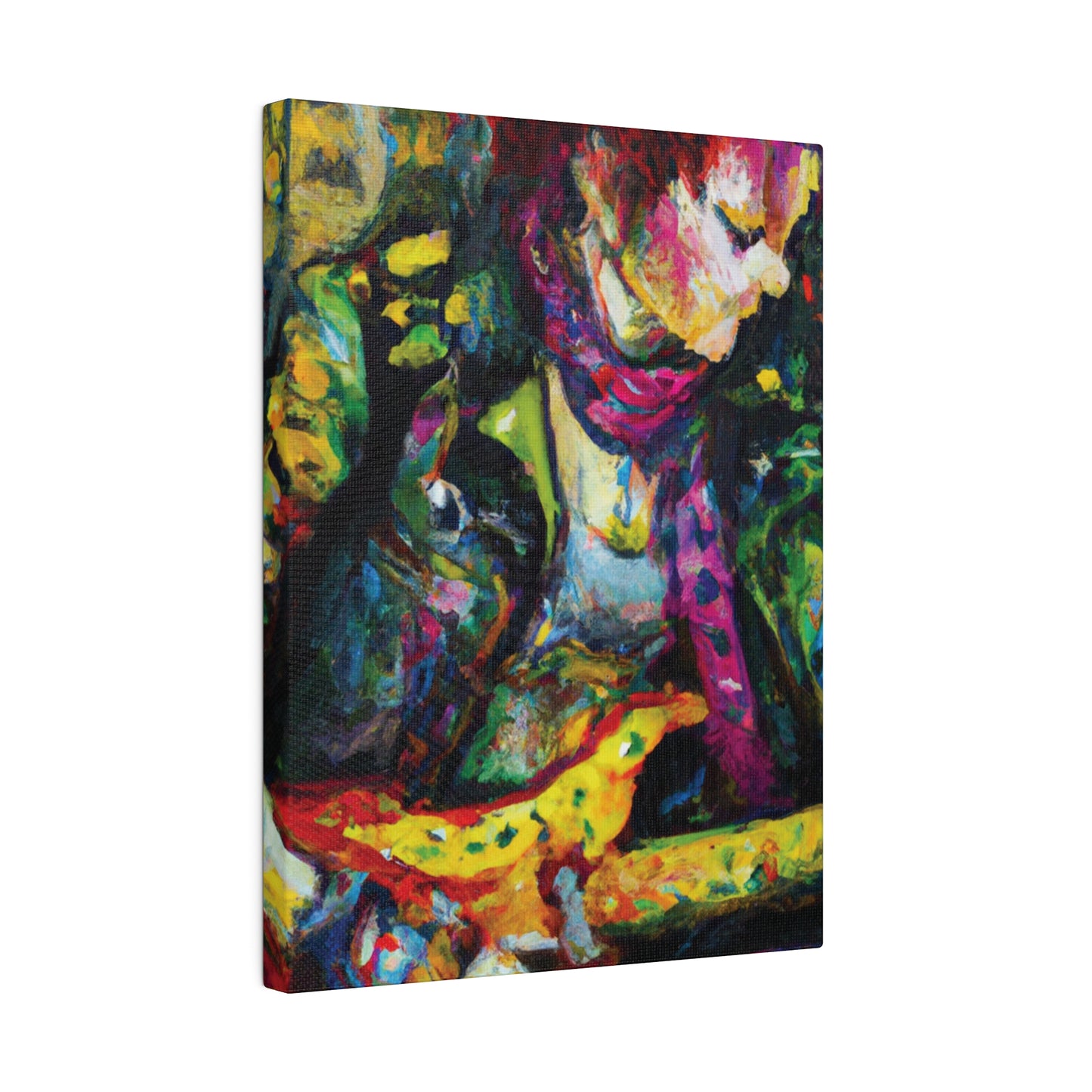 3668A - Rockstar Oil Painting Style Print | Poster | Home Decor | Wall Art | Music Art | Canvas