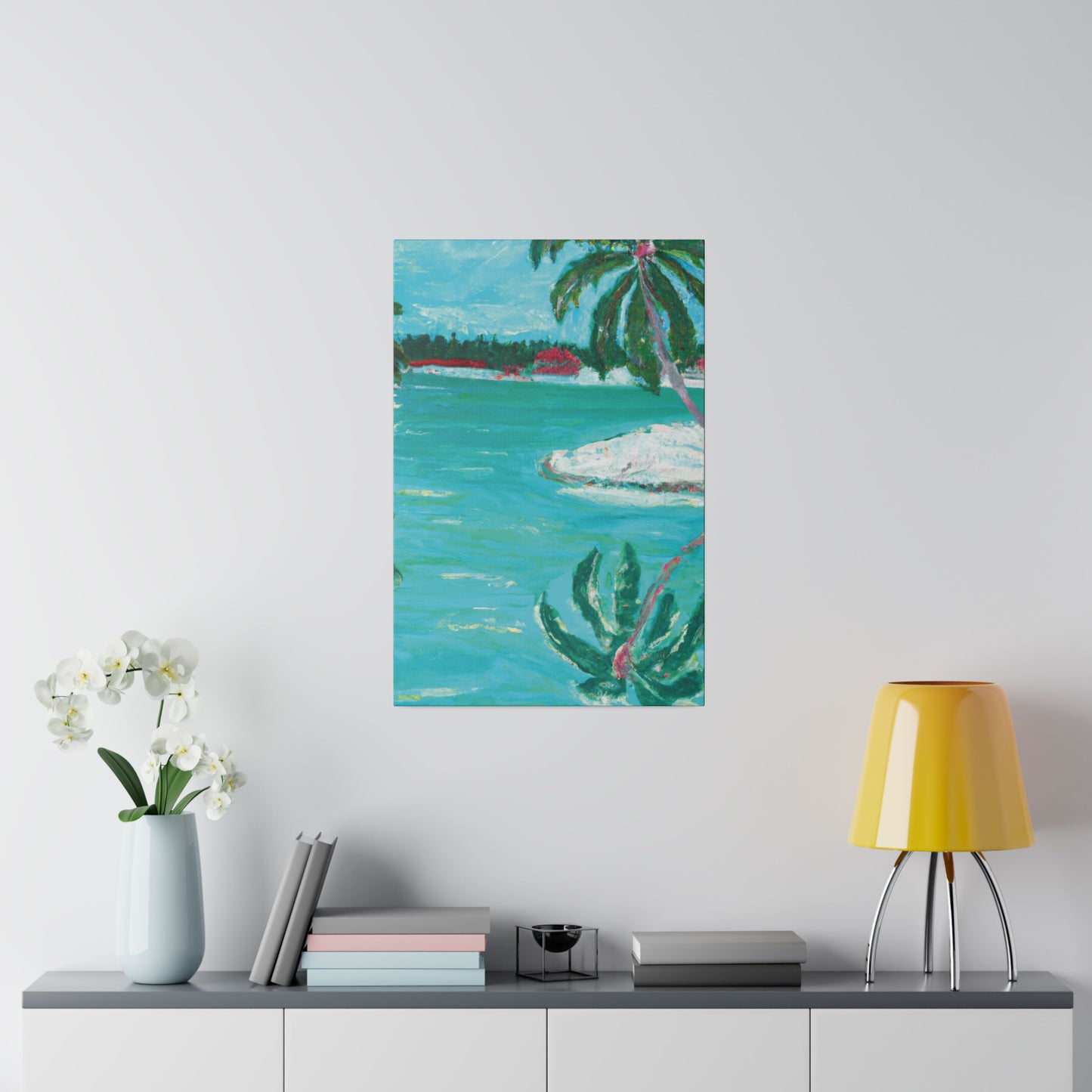 7090Z - Bahamas Ocean Painting Print | Bahamas | Ocean | Beach | Poster | Home Decor | Wall Art | Canvas