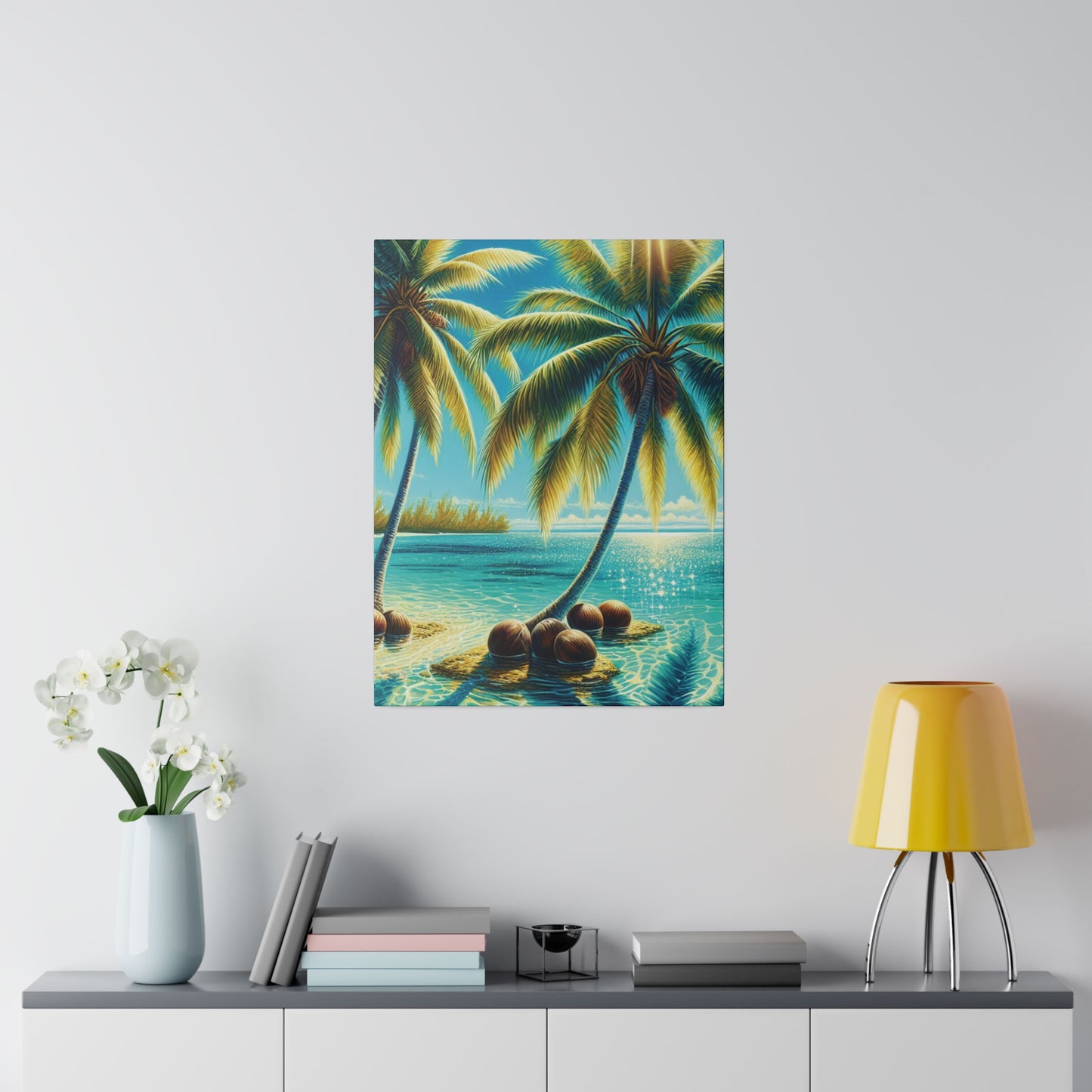 8231M - Bahamas Ocean Painting Print | Bahamas | Ocean | Beach | Poster | Home Decor | Wall Art | Canvas