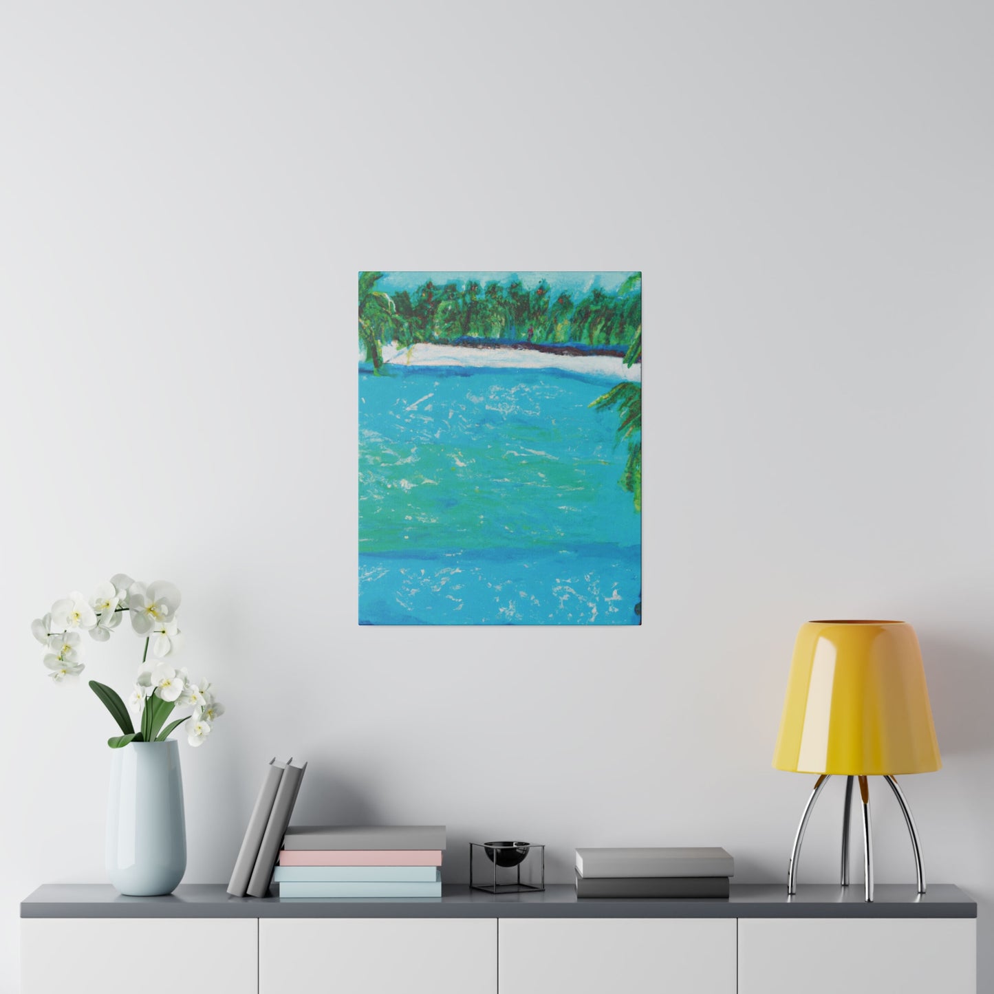 3234T - Bahamas Ocean Painting Print | Bahamas | Ocean | Beach | Poster | Home Decor | Wall Art | Canvas