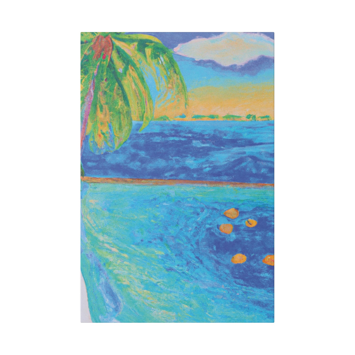 4268O - Bahamas Ocean Painting Print | Bahamas | Ocean | Beach | Poster | Home Decor | Wall Art | Canvas