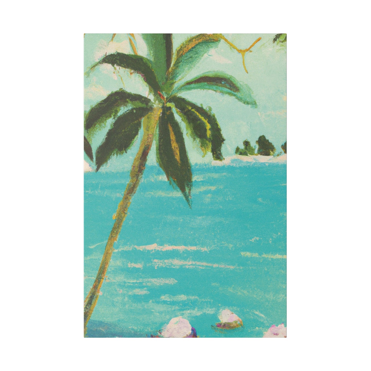 8809K - Bahamas Ocean Painting Print | Bahamas | Ocean | Beach | Poster | Home Decor | Wall Art | Canvas