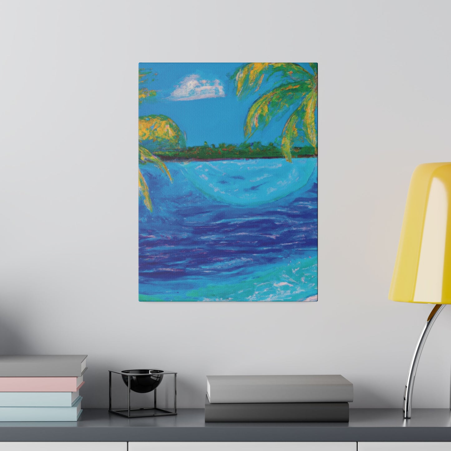 6704T - Bahamas Ocean Painting Print | Bahamas | Ocean | Beach | Poster | Home Decor | Wall Art | Canvas