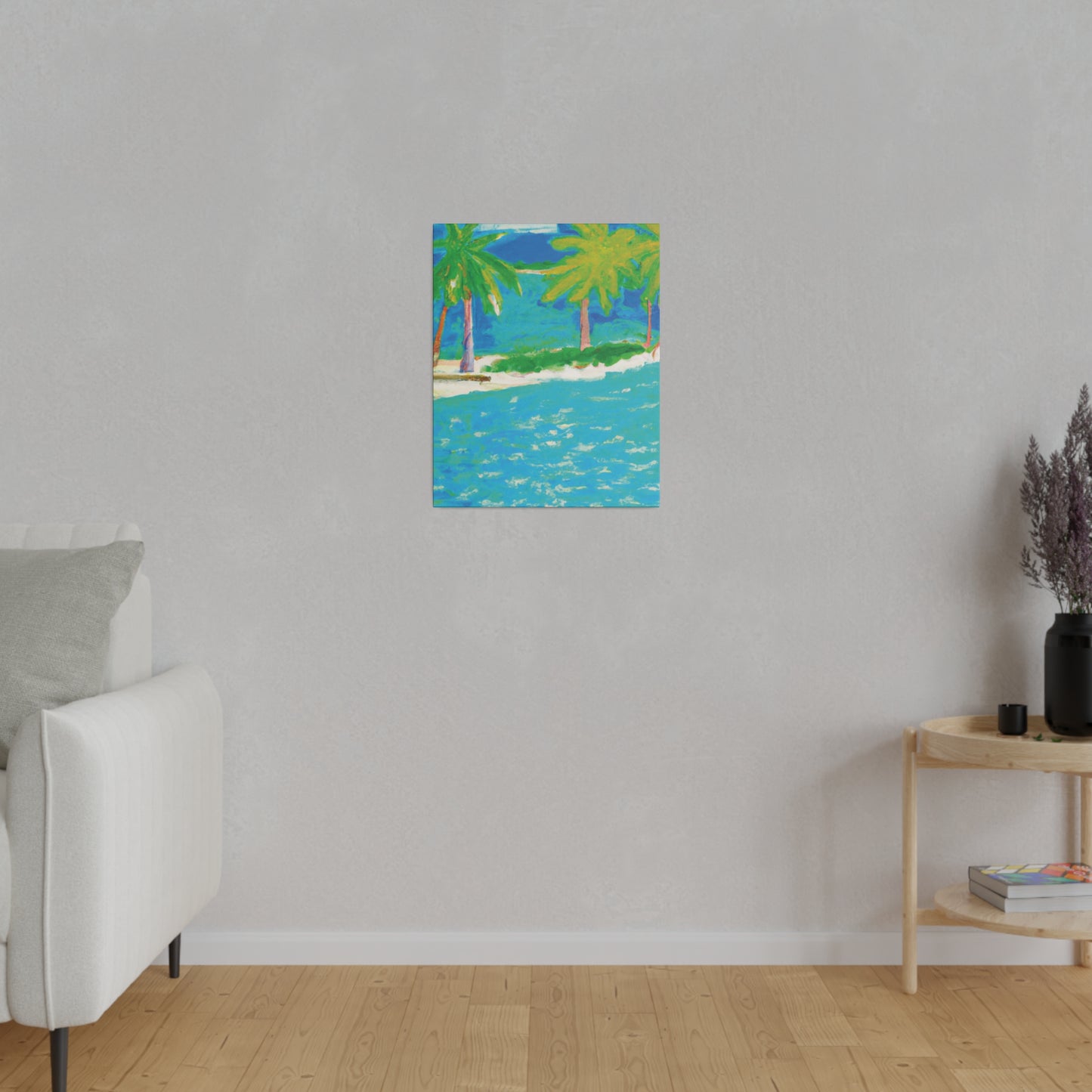3271K - Bahamas Ocean Painting Print | Bahamas | Ocean | Beach | Poster | Home Decor | Wall Art | Canvas