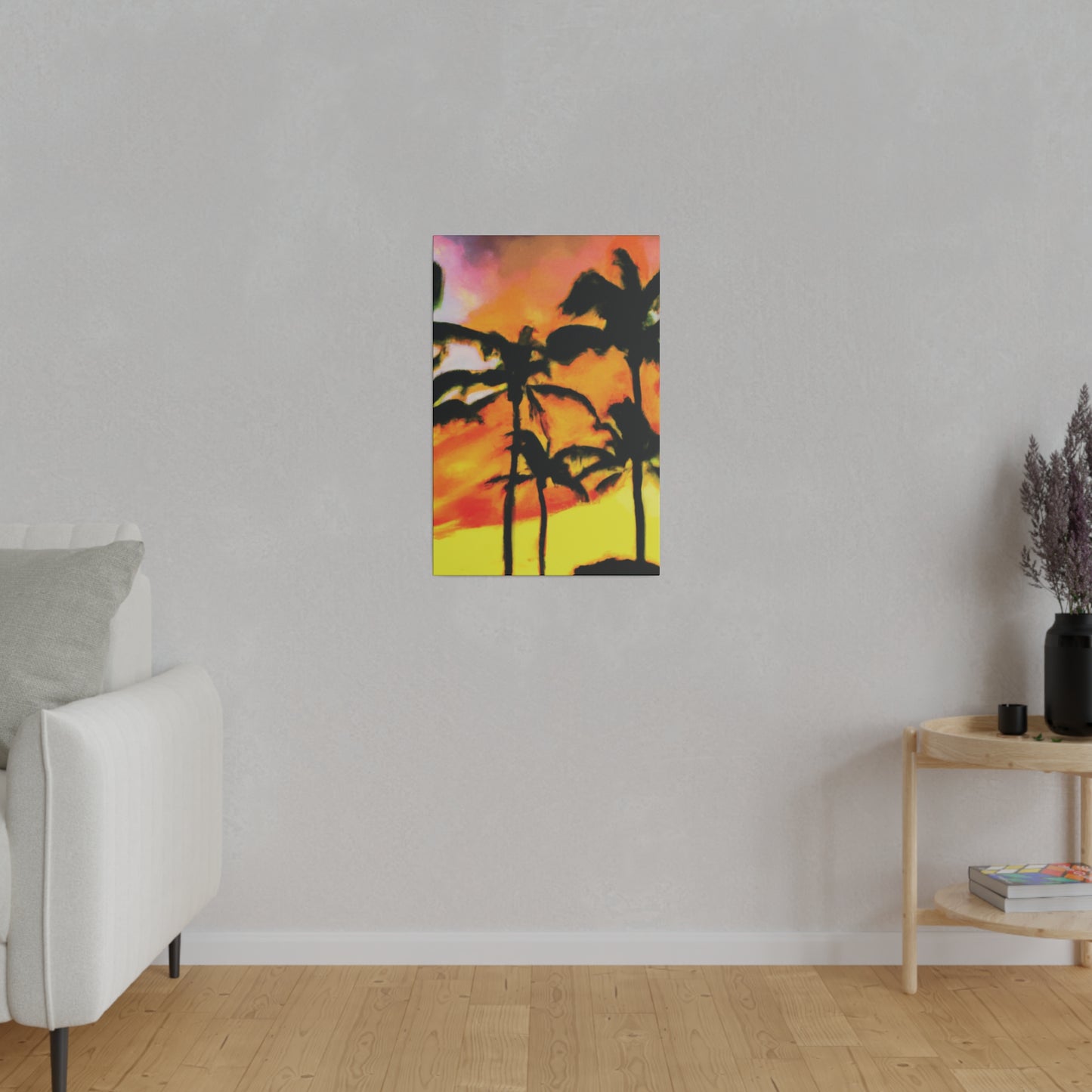 8694V - Miami Beach Sunset Painting Print | Miami | Beach | Sunset | Poster | Home Decor | Wall Art | Canvas