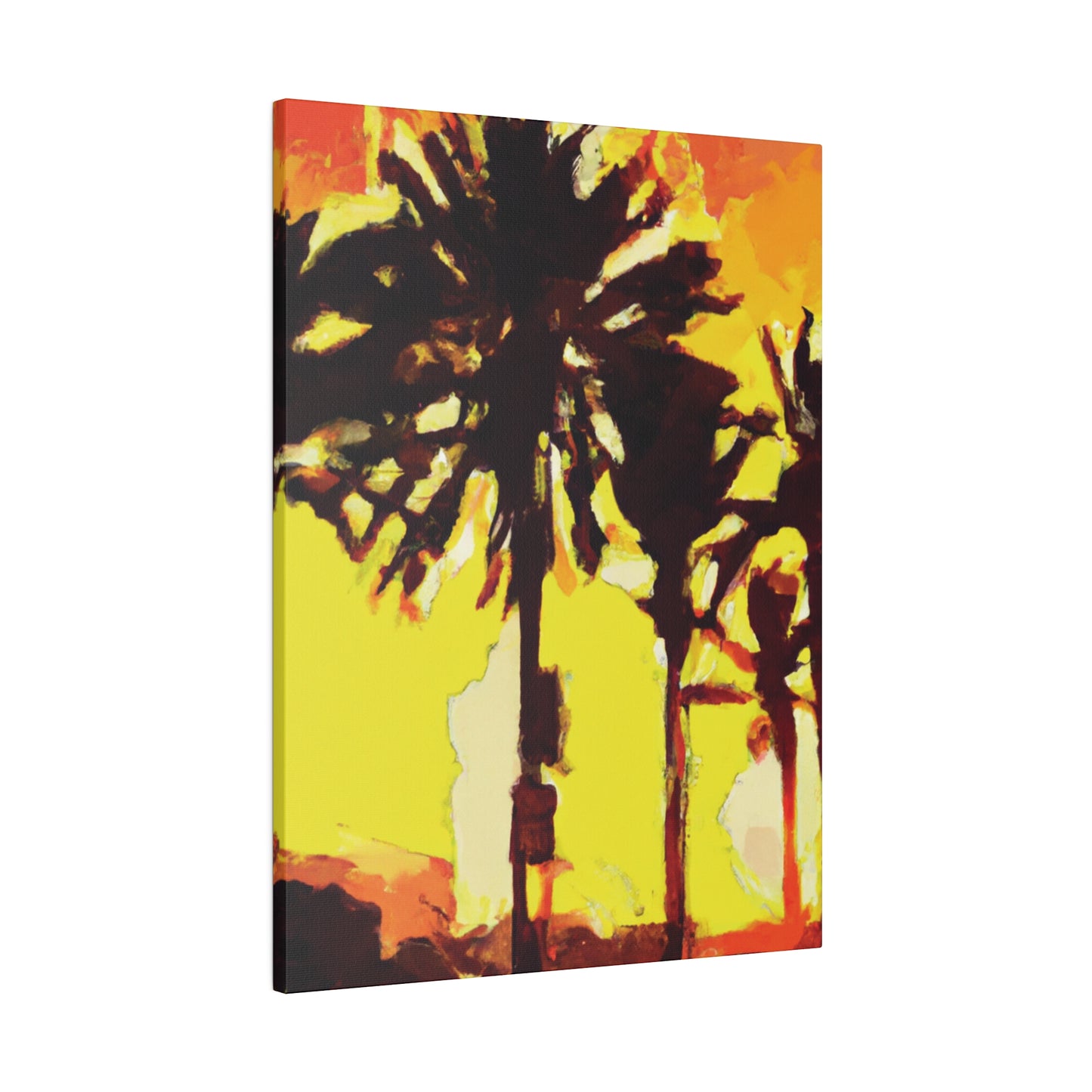 8336Q - Miami Beach Sunset Painting Print | Miami | Beach | Sunset | Poster | Home Decor | Wall Art | Canvas