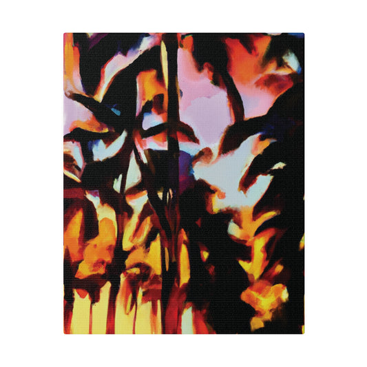9123T - Miami Beach Sunset Painting Print | Miami | Beach | Sunset | Poster | Home Decor | Wall Art | Canvas