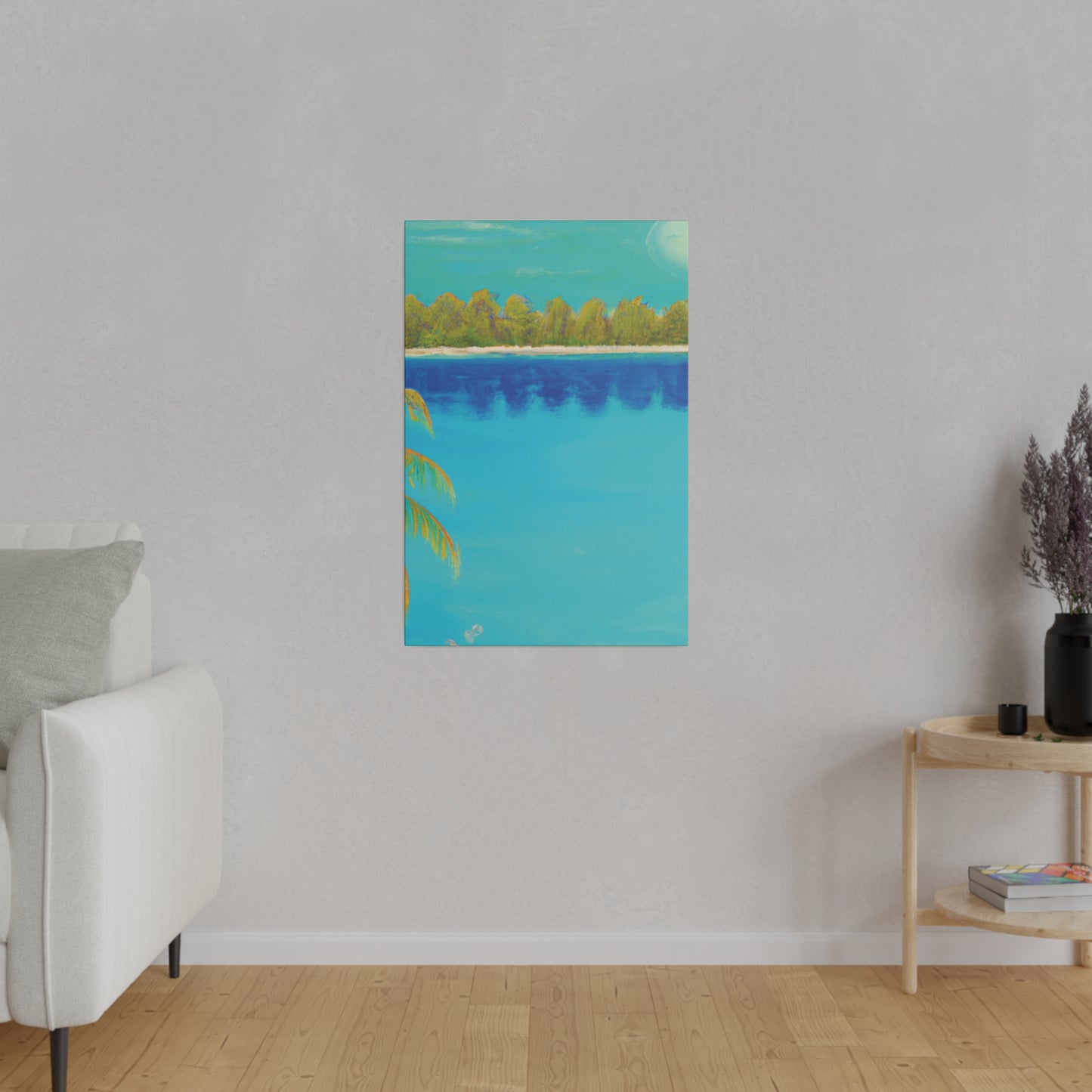 9134K - Bahamas Ocean Painting Print | Bahamas | Ocean | Beach | Poster | Home Decor | Wall Art | Canvas