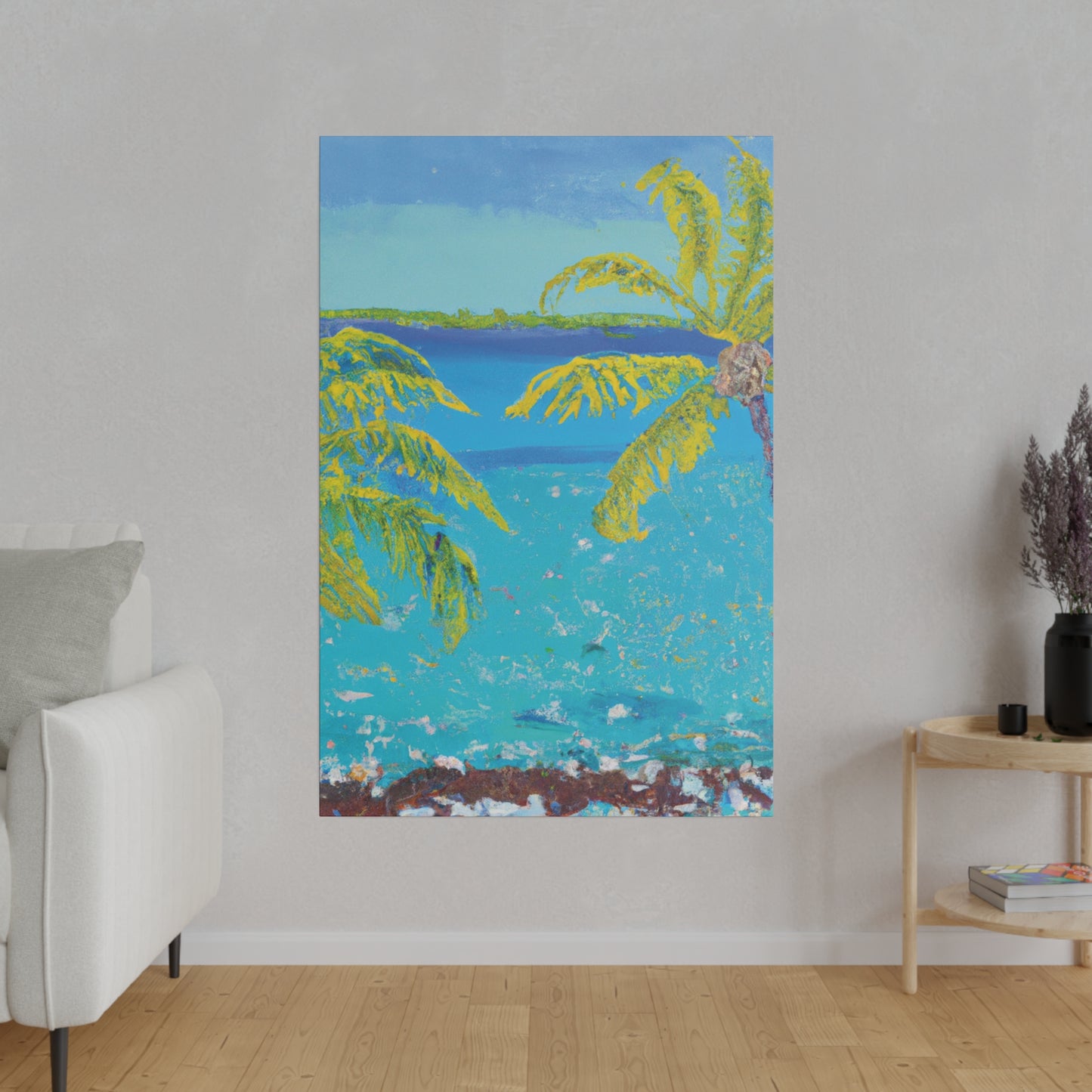 9282F - Bahamas Ocean Painting Print | Bahamas | Ocean | Beach | Poster | Home Decor | Wall Art | Canvas